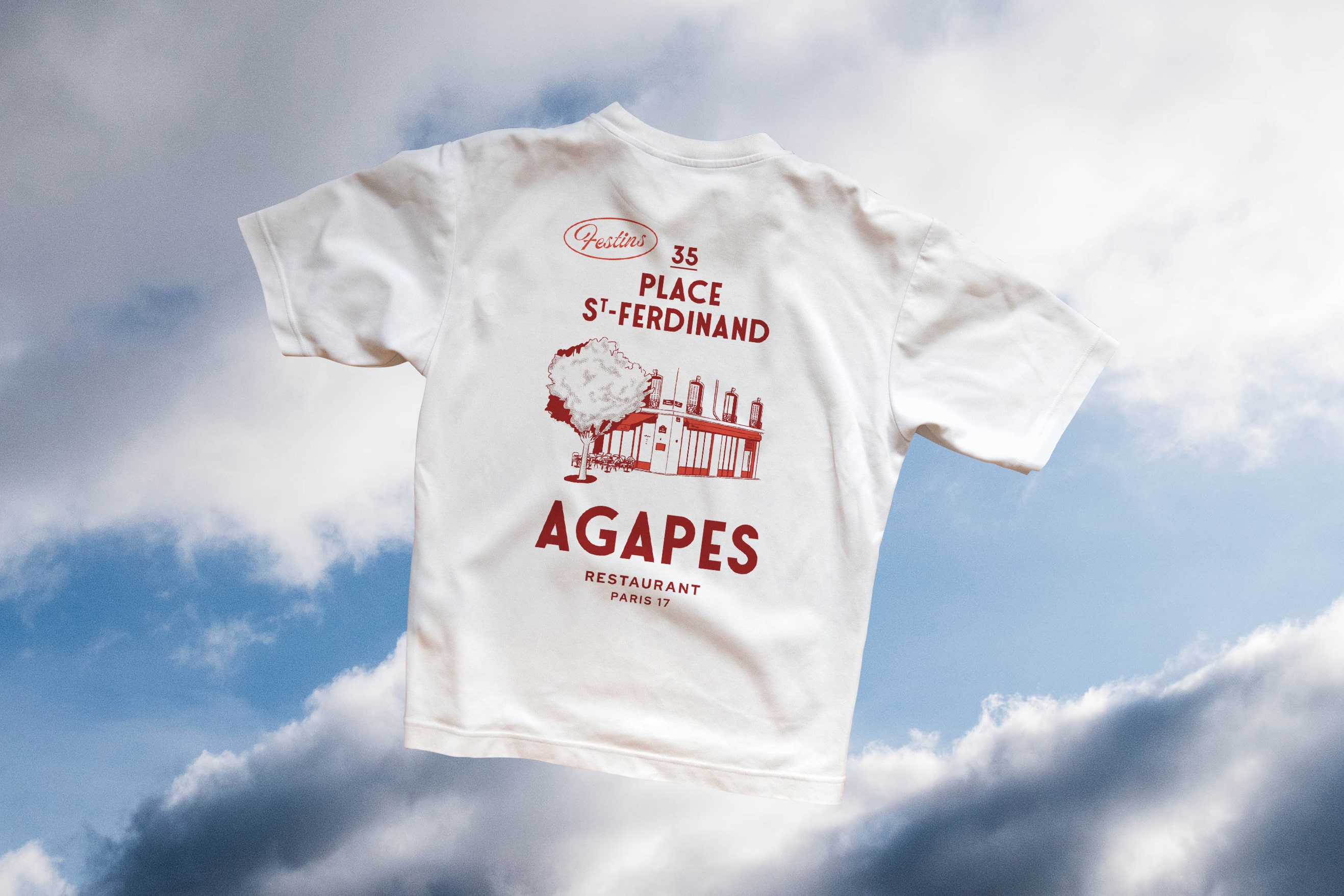 Agapes : branding of a restaurant in Paris © Pierre d'Alteroche