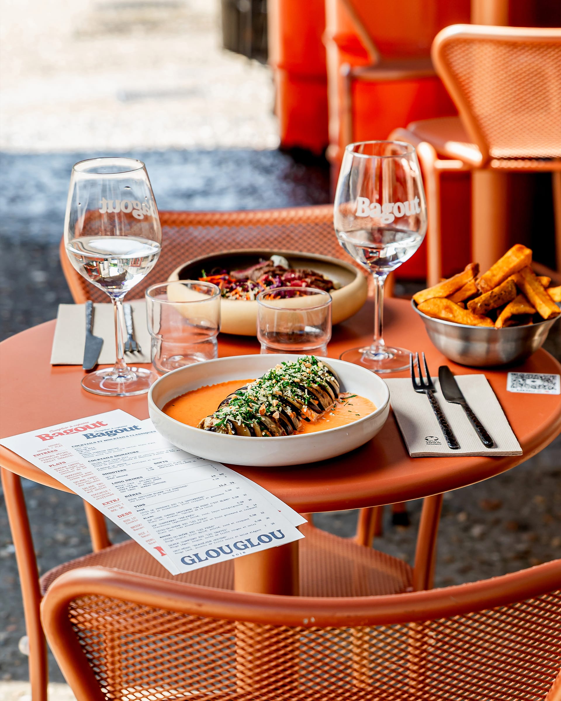 Bagout : branding of a bistrot in La Rochelle © Pierre d'Alteroche