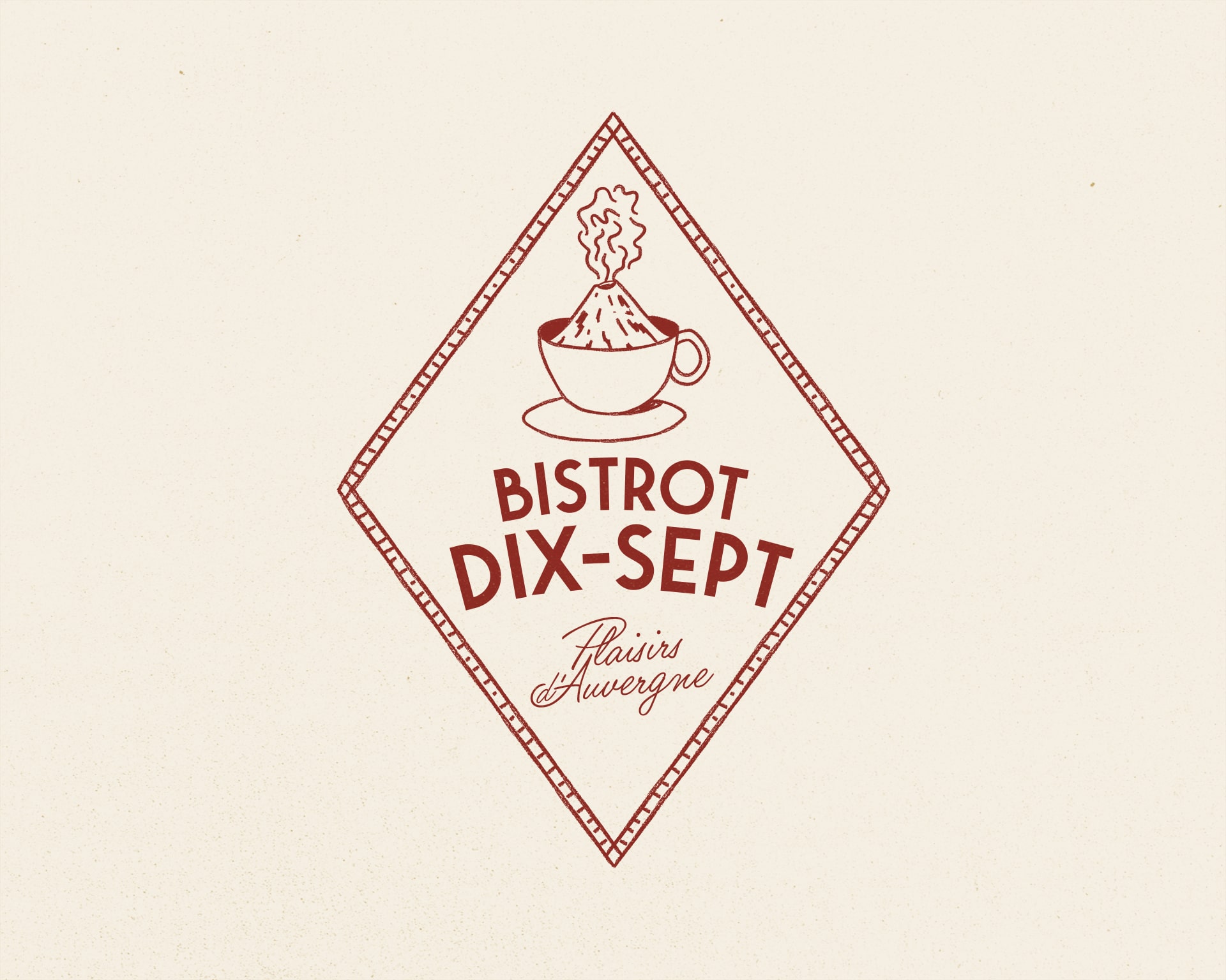 Bistrot 17 : branding of a bistrot in Auvergne © Pierre d'Alteroche