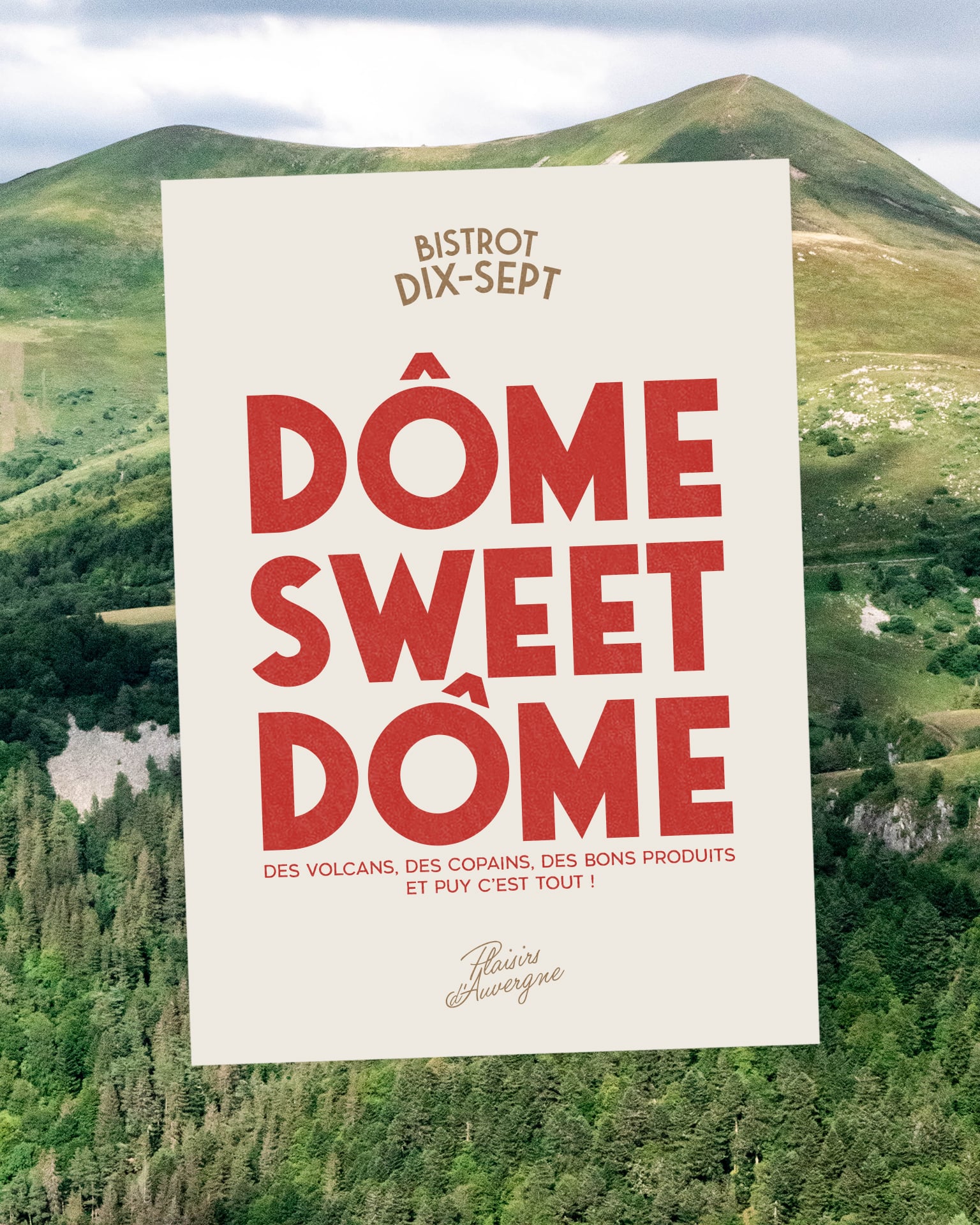 Bistrot 17 : branding of a bistrot in Auvergne © Pierre d'Alteroche