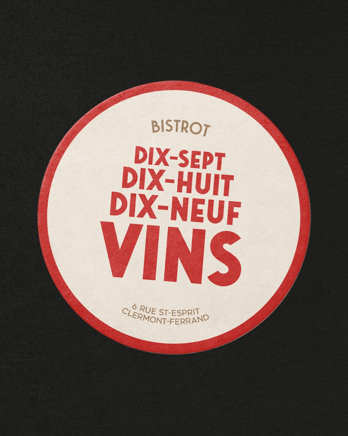 Bistrot 17 : branding of a bistrot in Auvergne © Pierre d'Alteroche