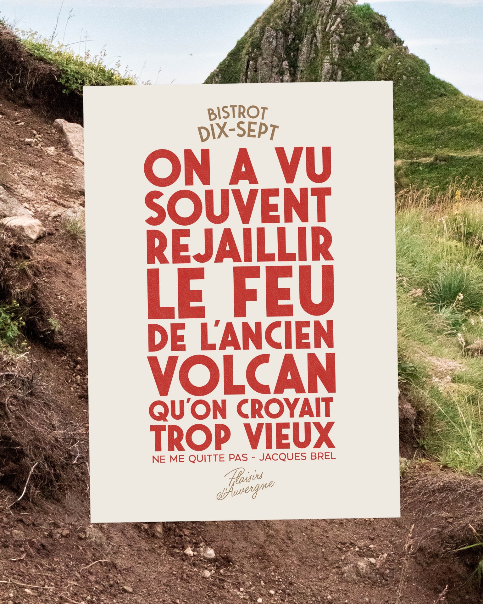 Bistrot 17 : branding of a bistrot in Auvergne © Pierre d'Alteroche