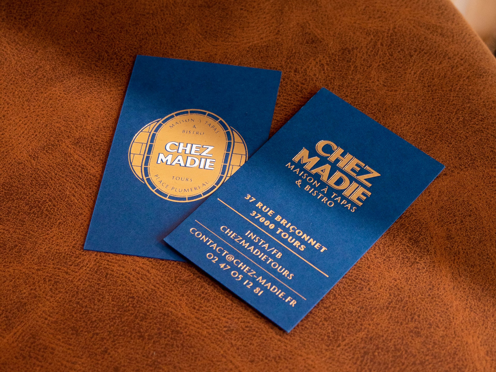 Chez Madie : branding of the restaurant © Pierre d'Alteroche