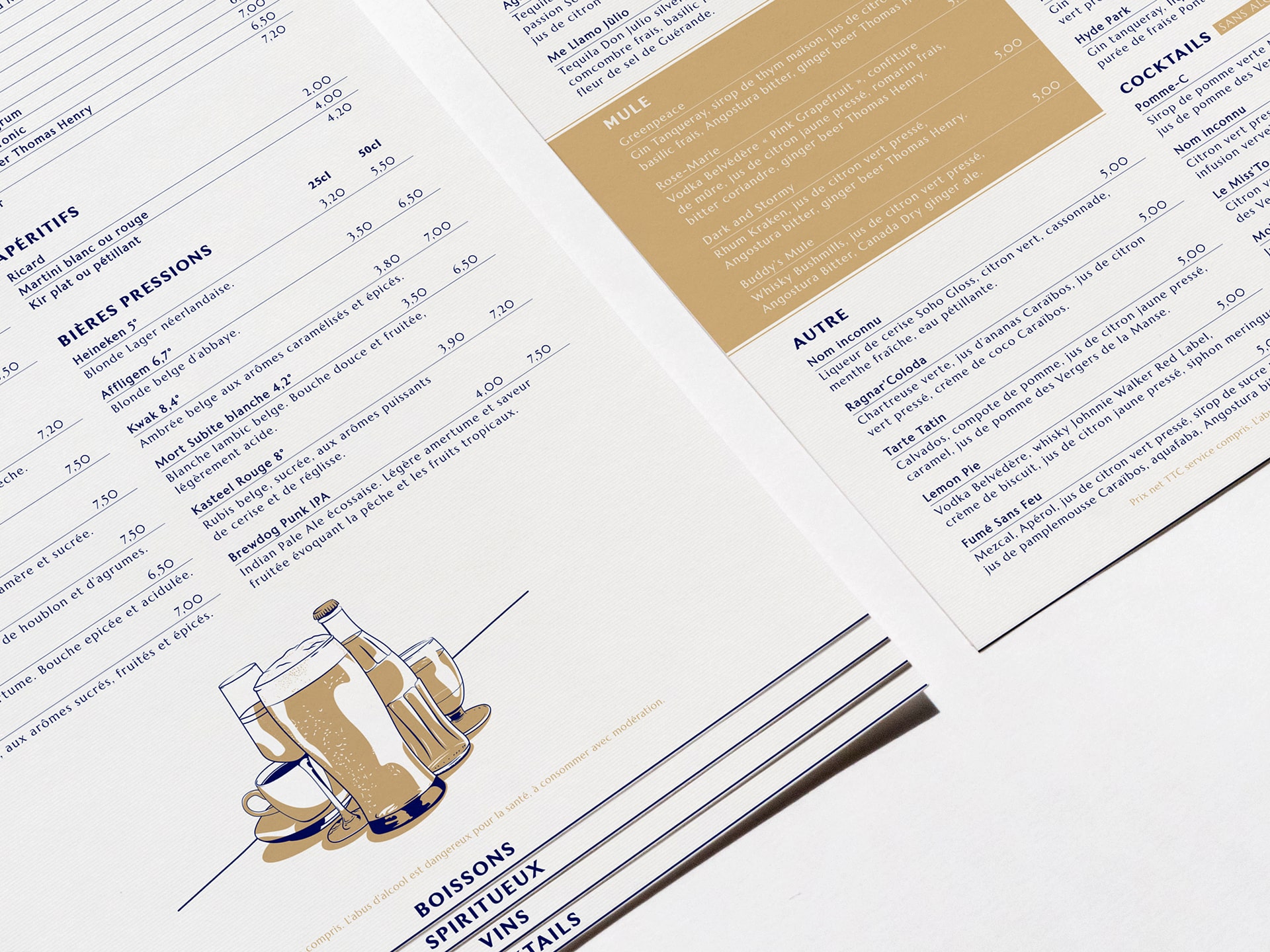 Chez Madie : branding of the restaurant © Pierre d'Alteroche