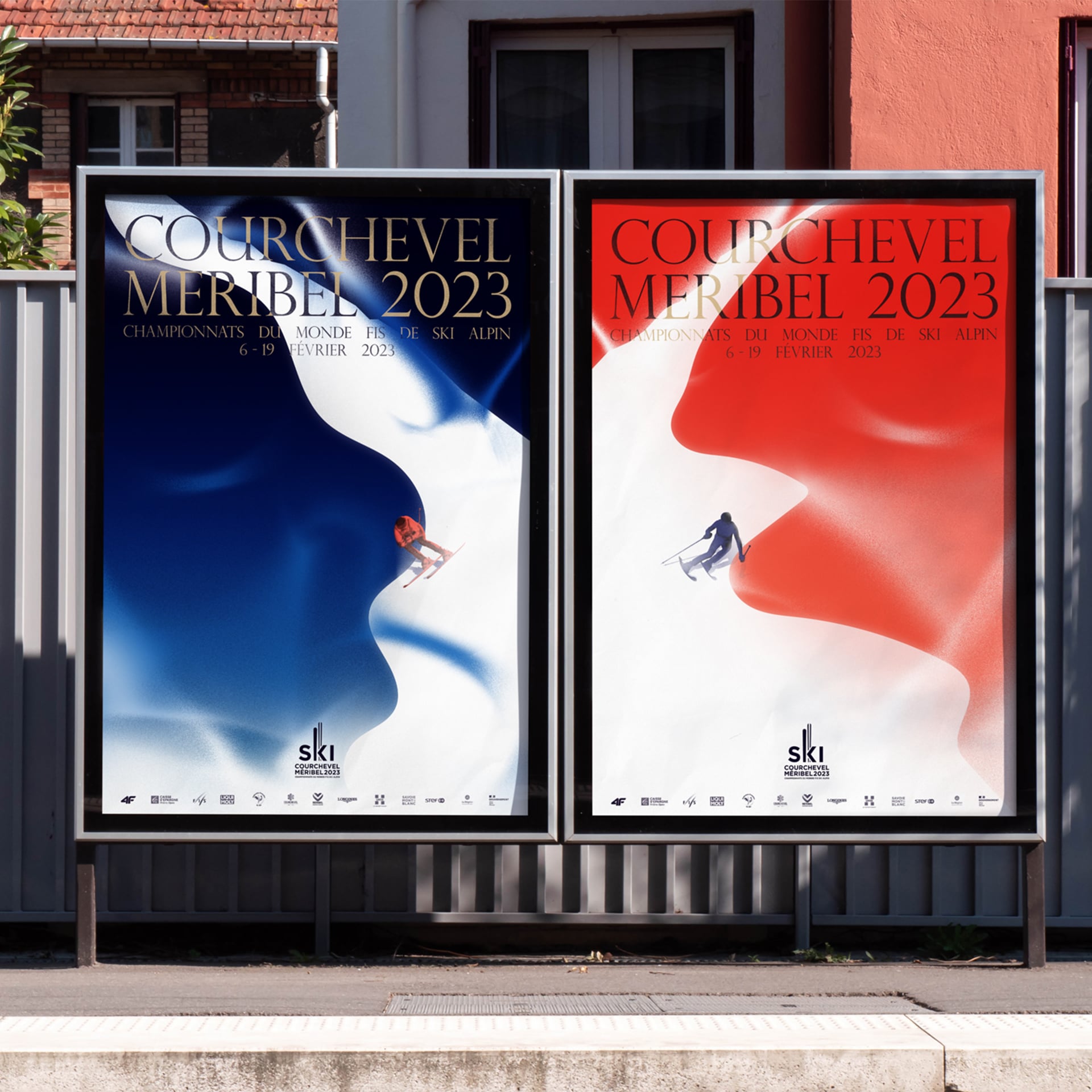 Courchevel Méribel 2023 Ski World Championship posters © Pierre d'Alteroche