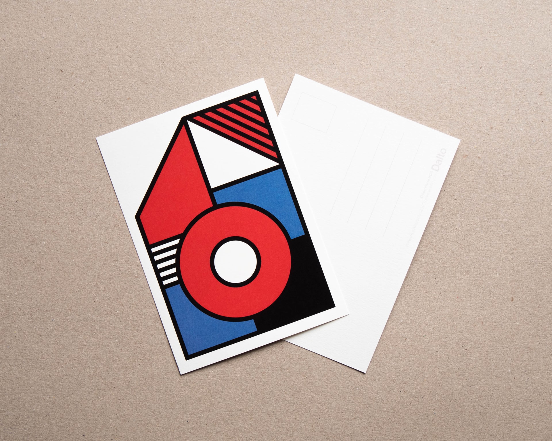 Geometric and minimalist posters and postcards © Pierre d'Alteroche