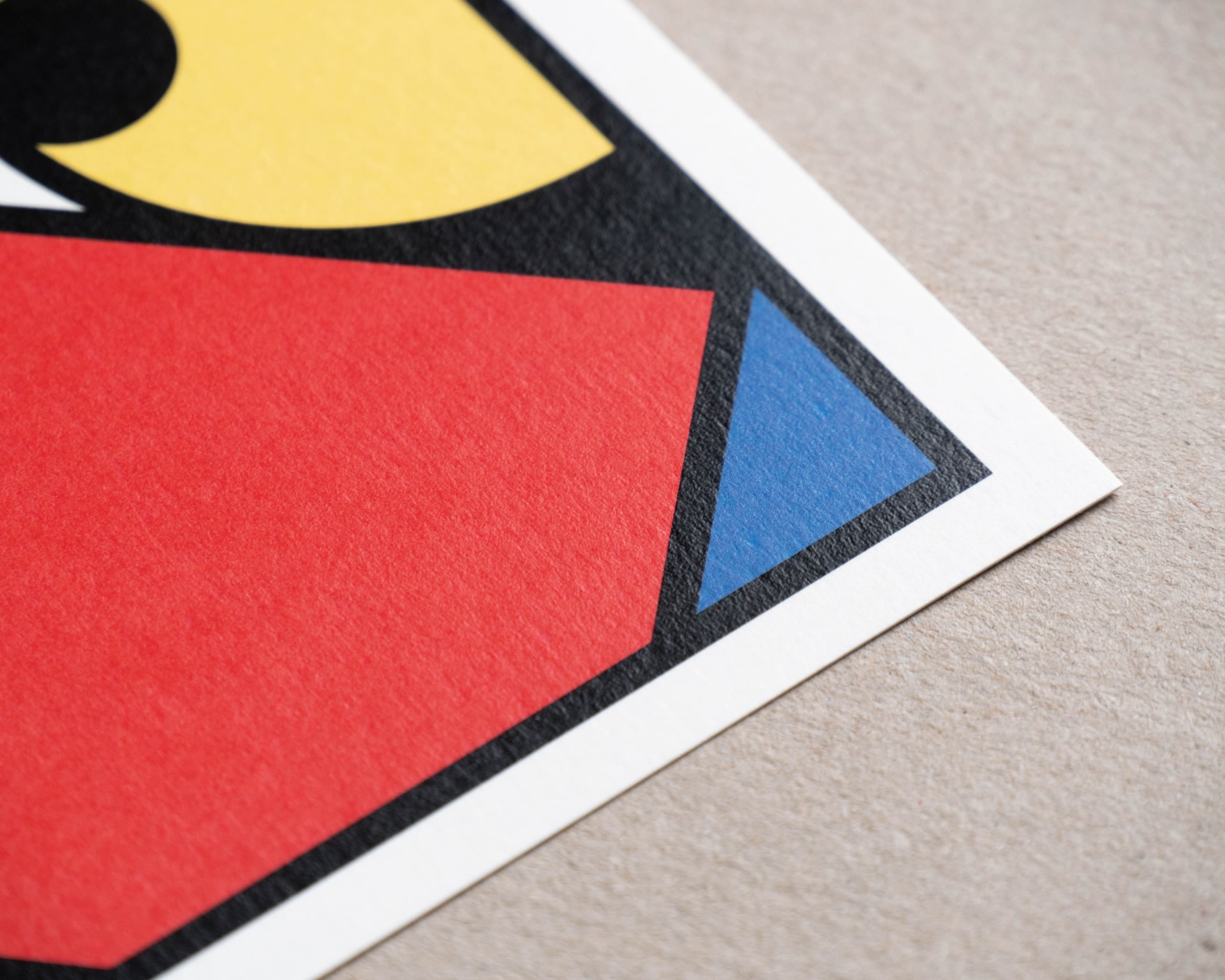 Geometric and minimalist posters and postcards © Pierre d'Alteroche