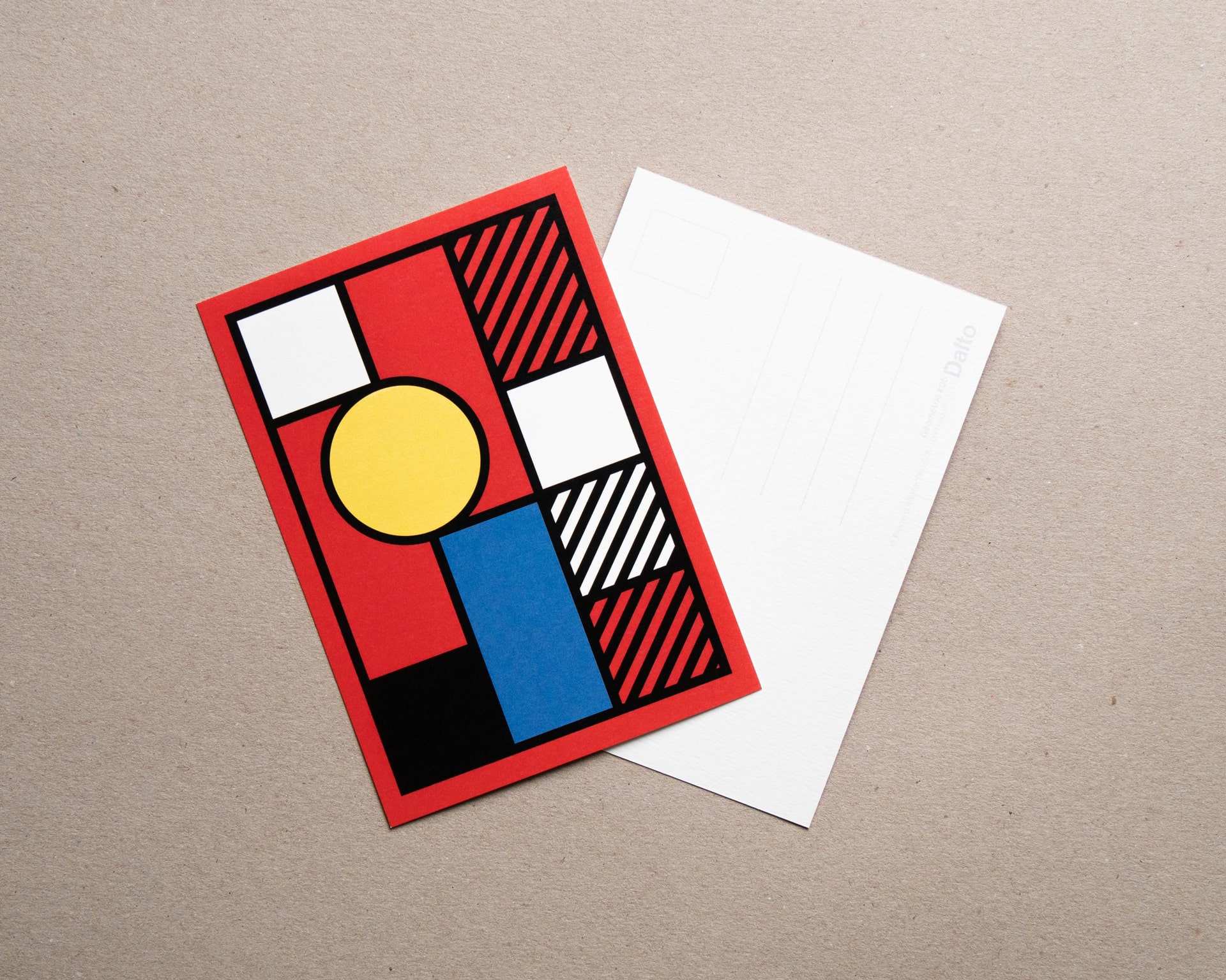 Geometric and minimalist posters and postcards © Pierre d'Alteroche