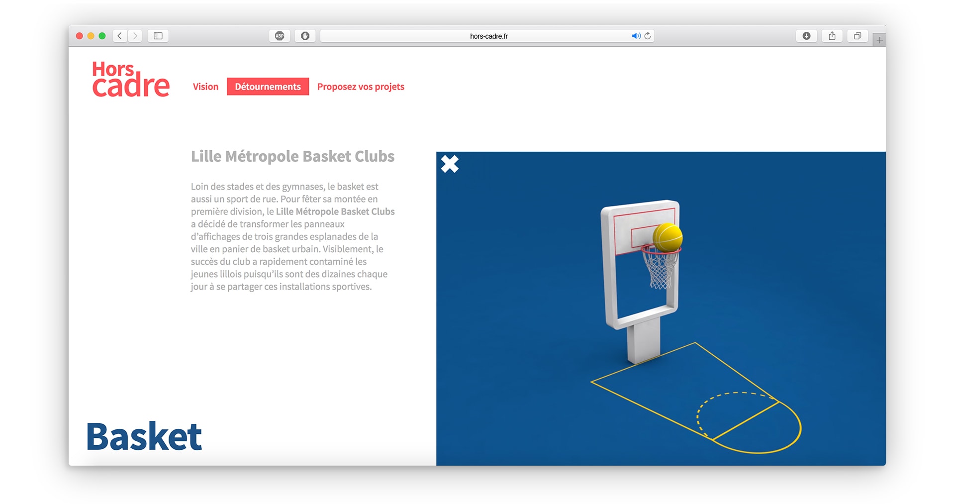 Hors-cadres: diploma project of urban furniture hacking © Pierre d'Alteroche