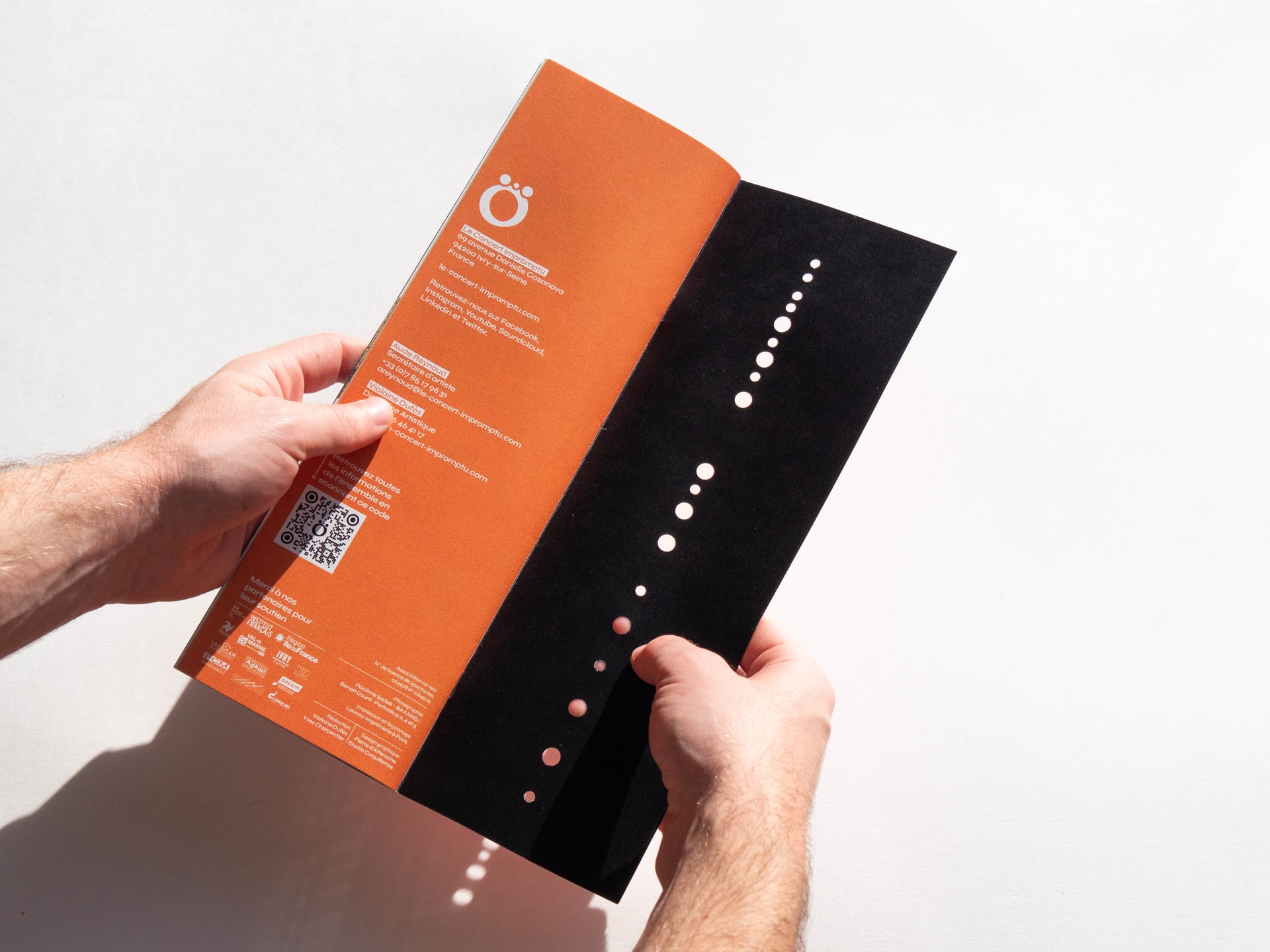 Le Concert Impromptu : branding and print © Pierre d'Alteroche