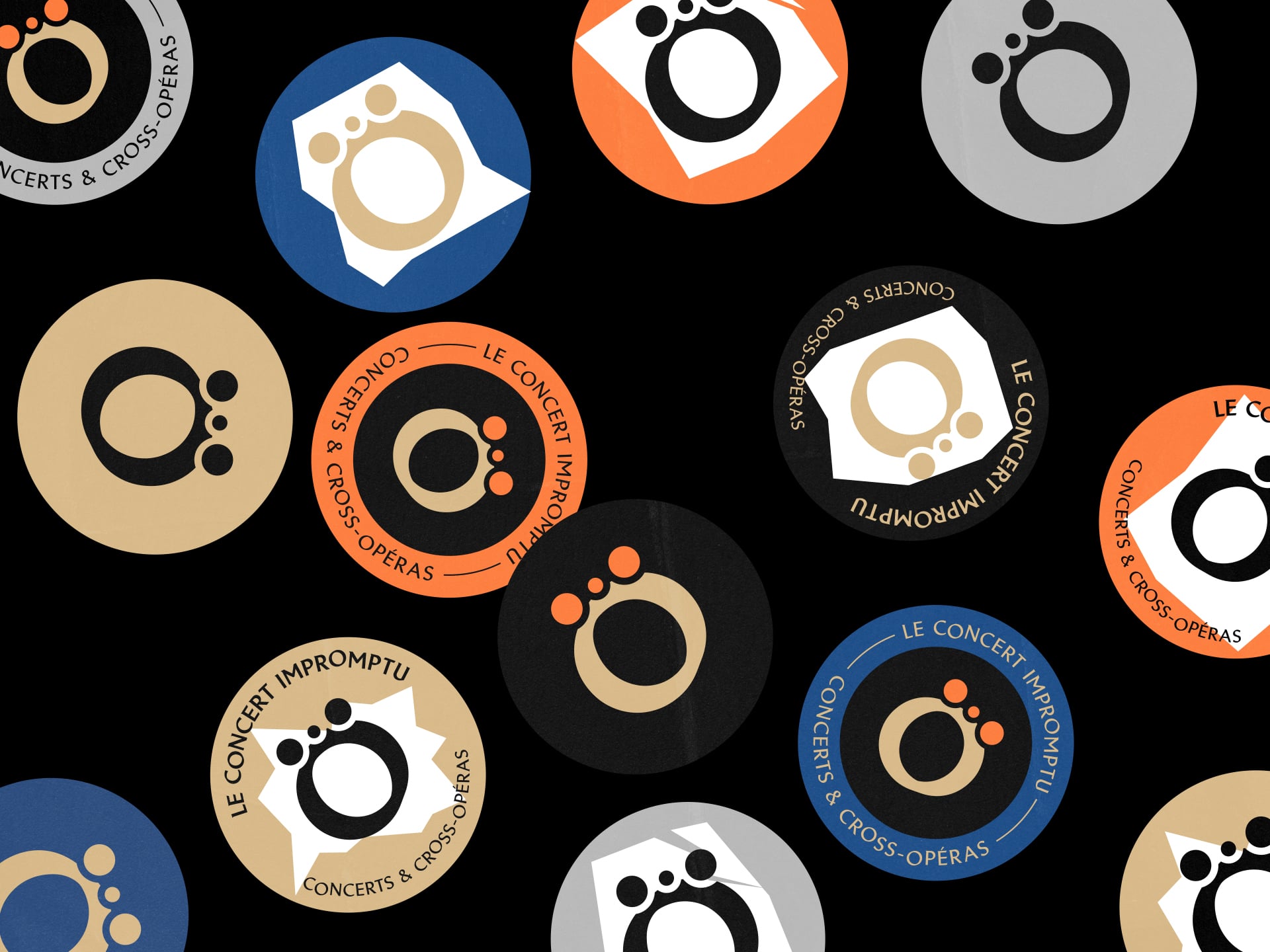 Le Concert Impromptu : branding and print © Pierre d'Alteroche