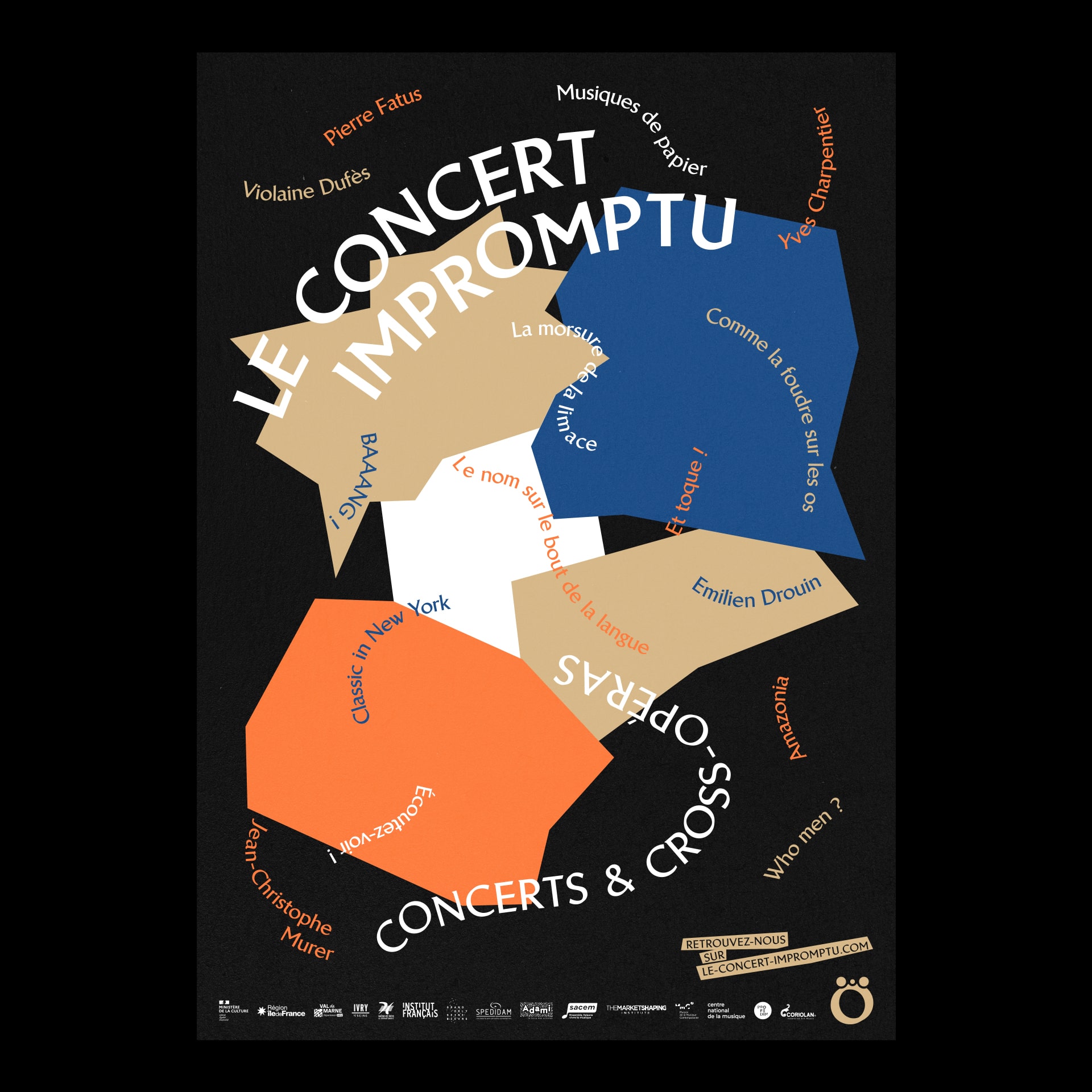 Le Concert Impromptu : branding and print © Pierre d'Alteroche