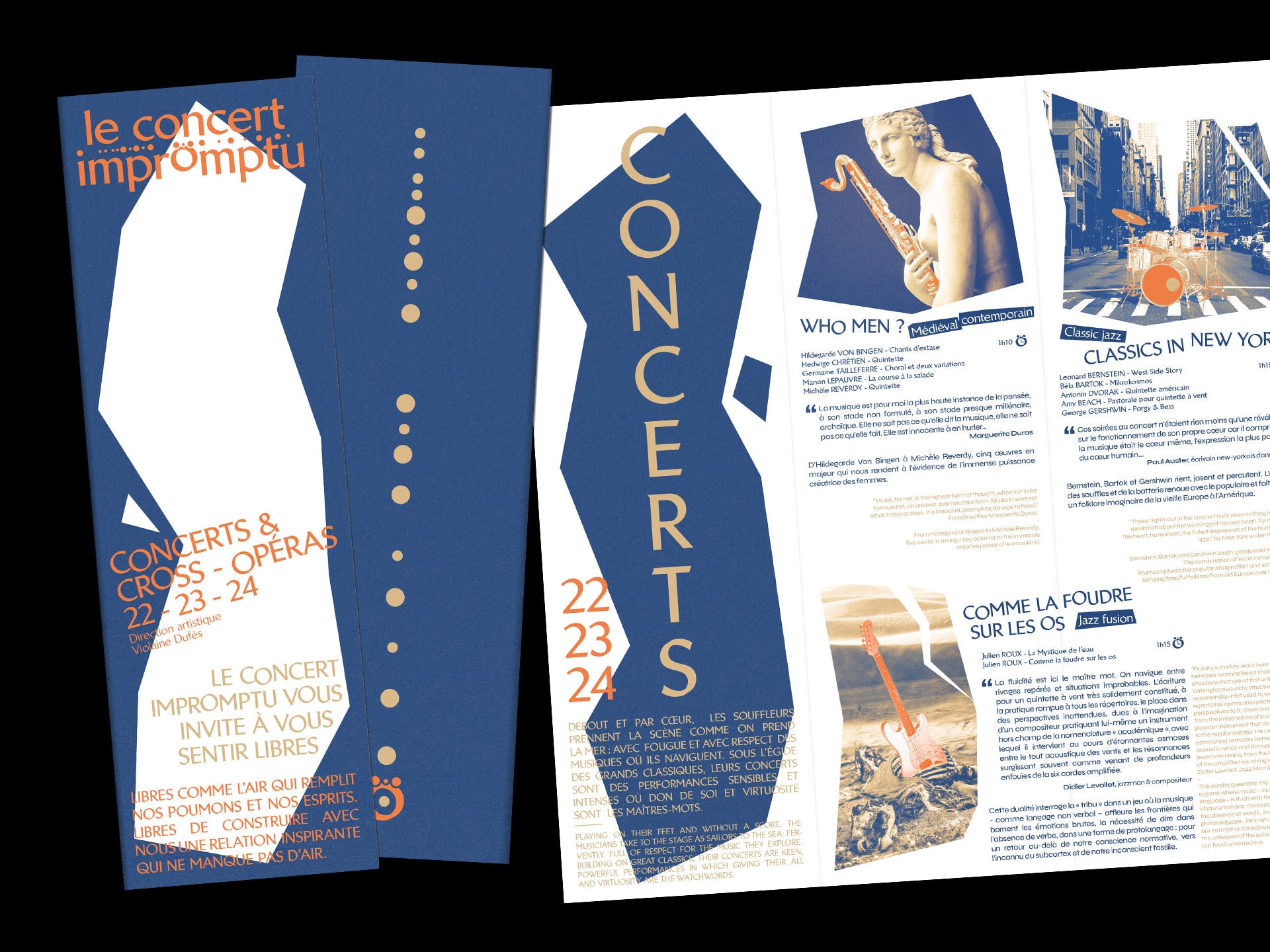 Le Concert Impromptu : branding and print © Pierre d'Alteroche