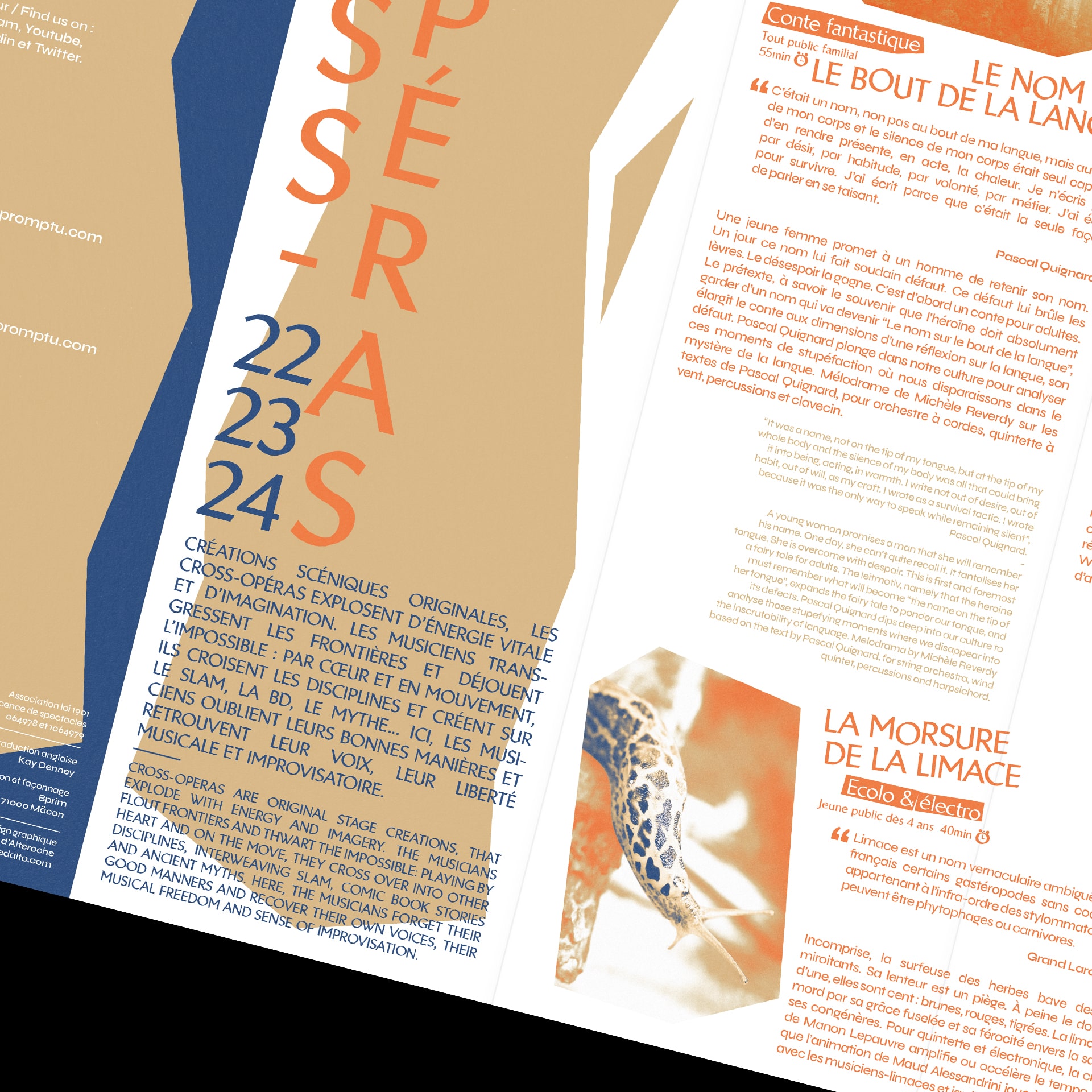 Le Concert Impromptu : branding and print © Pierre d'Alteroche