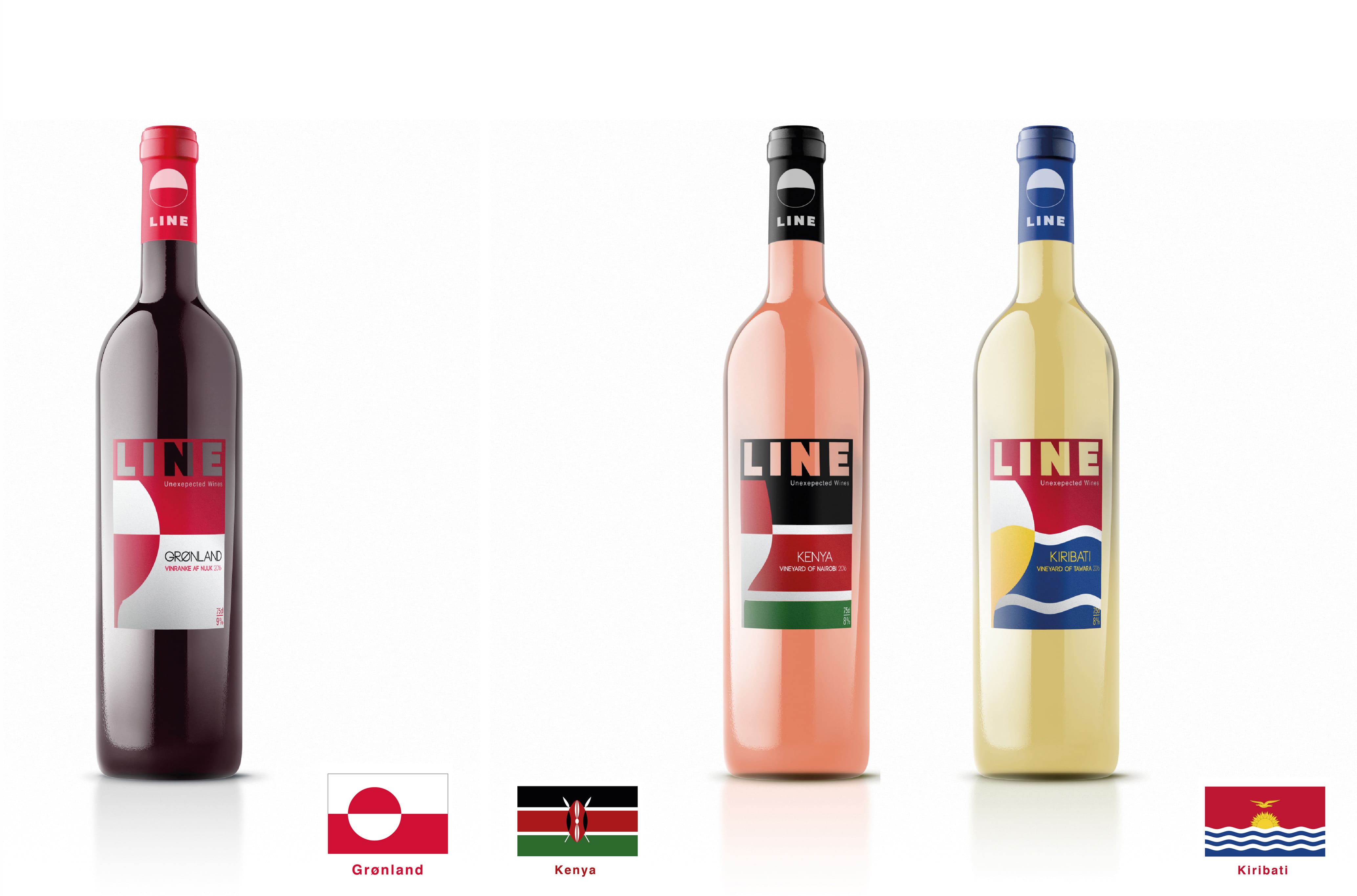 Unexpected wine bottles © Pierre d'Alteroche