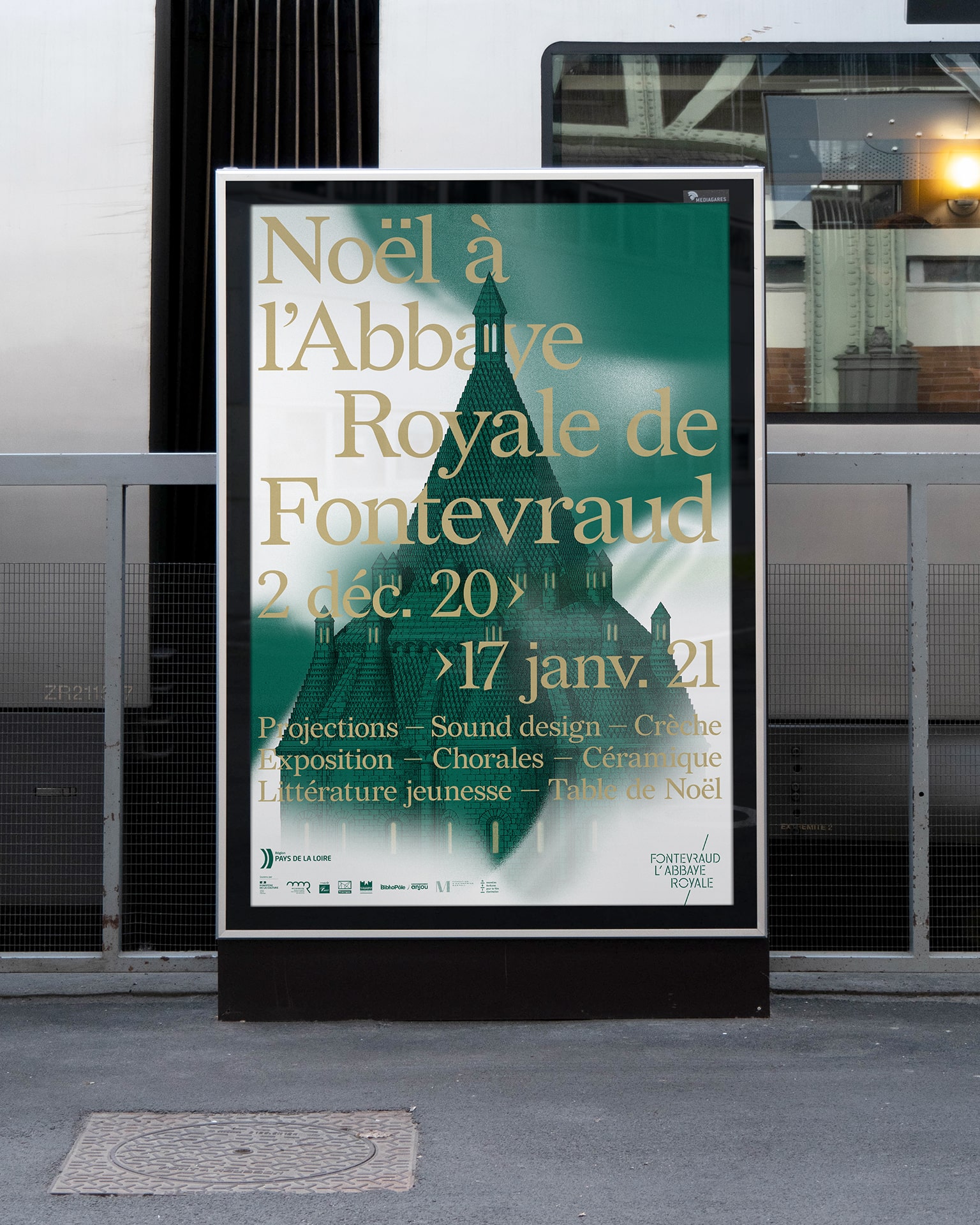 Noël à Fontevraud : print © Pierre d'Alteroche