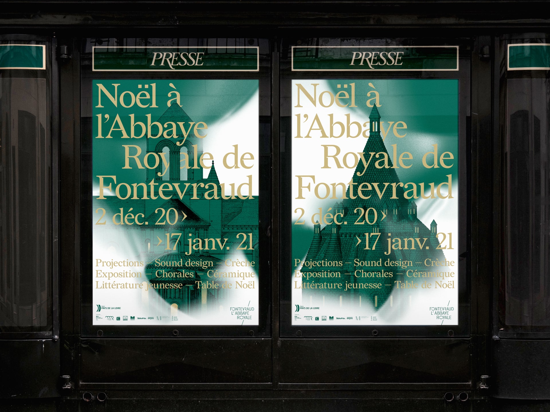 Noël à Fontevraud : print © Pierre d'Alteroche