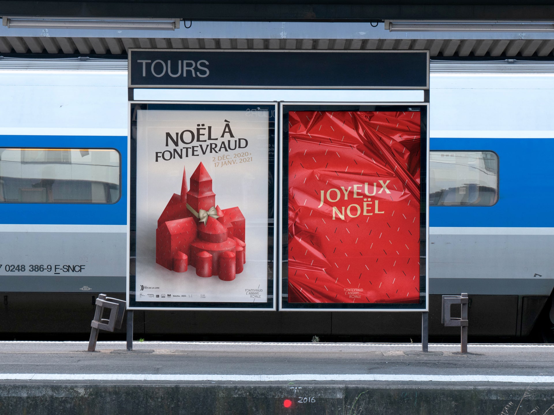 Noël à Fontevraud : print © Pierre d'Alteroche