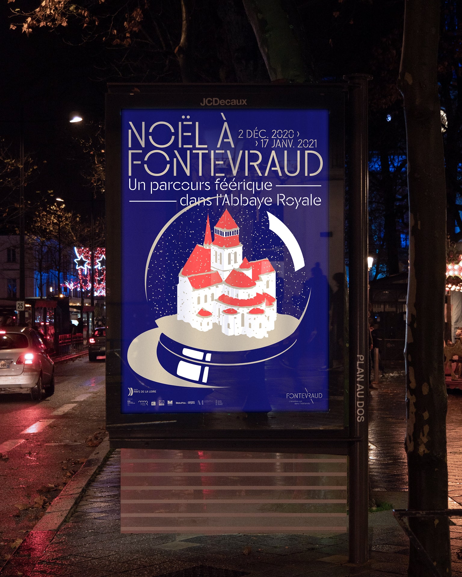 Noël à Fontevraud : print © Pierre d'Alteroche