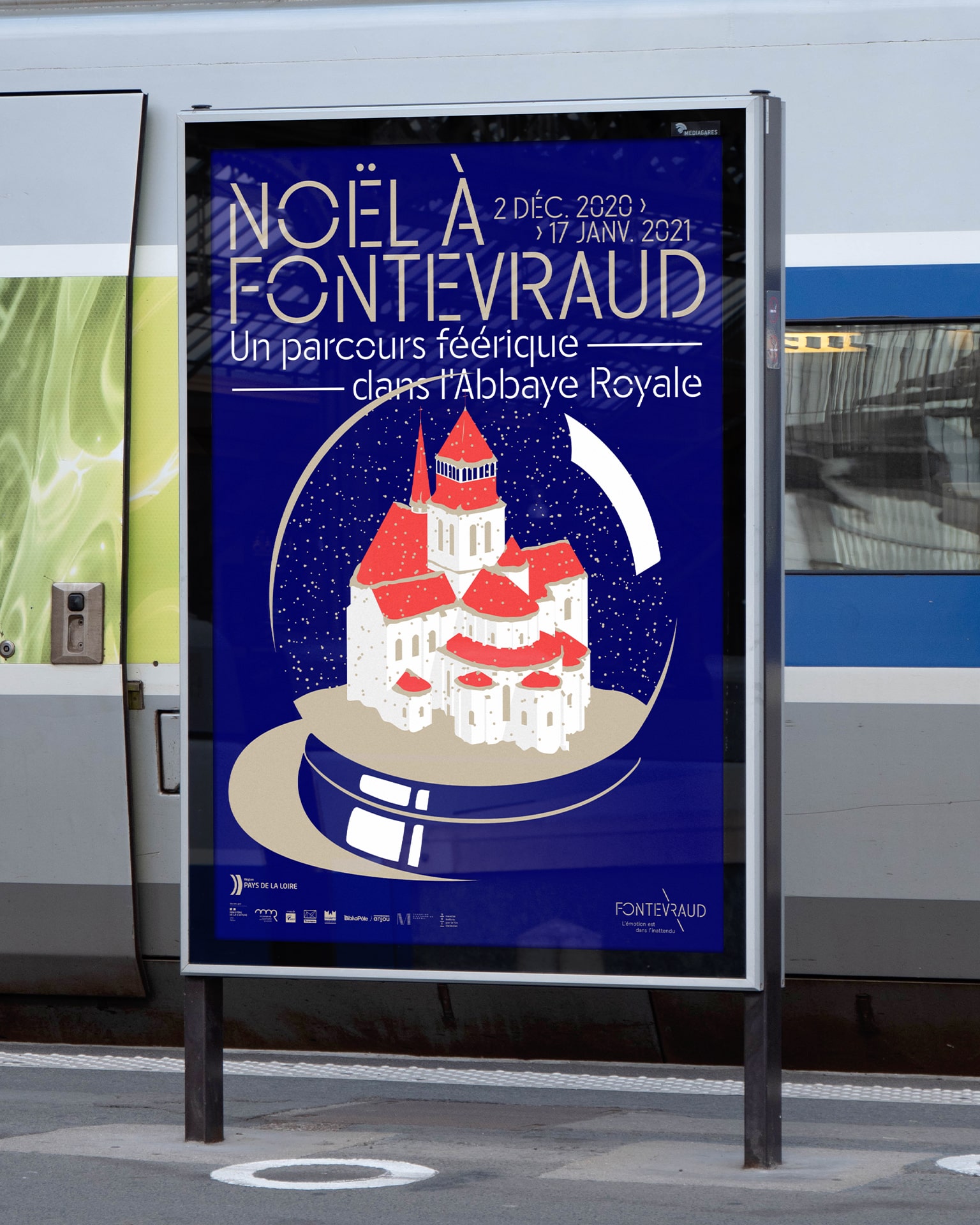 Noël à Fontevraud : print © Pierre d'Alteroche