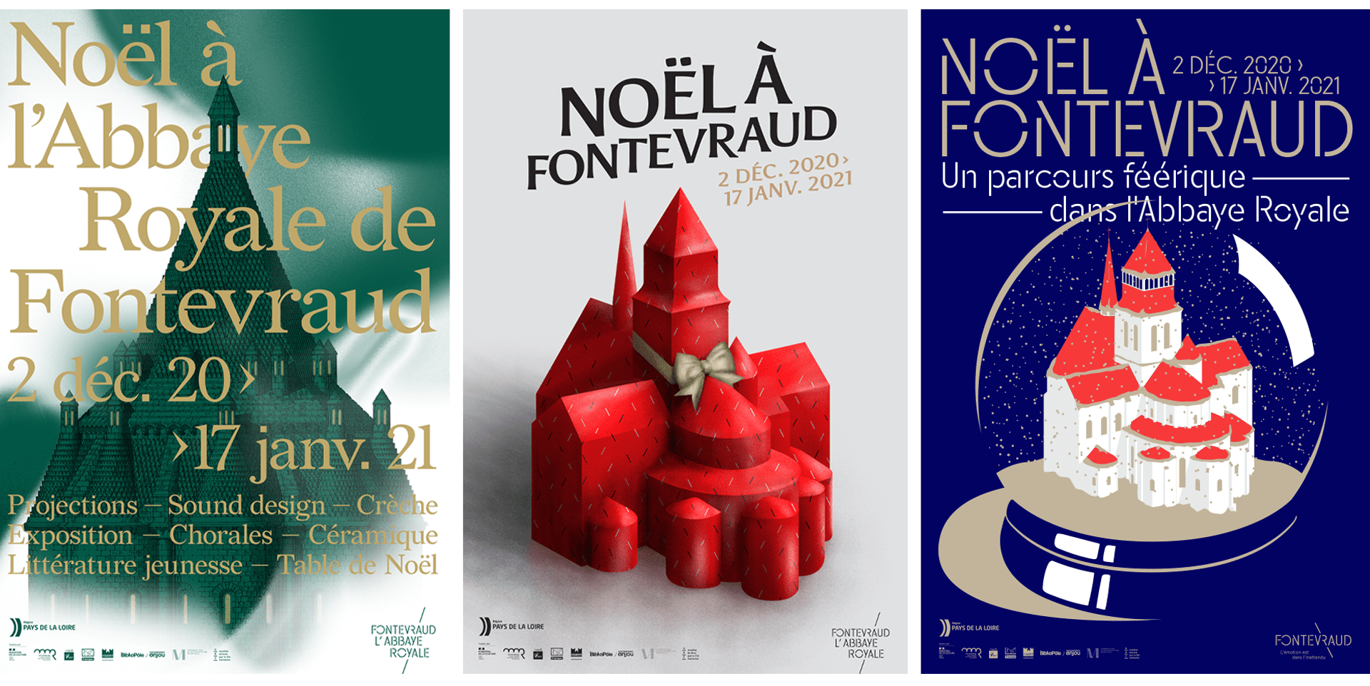 Noël à Fontevraud : print © Pierre d'Alteroche