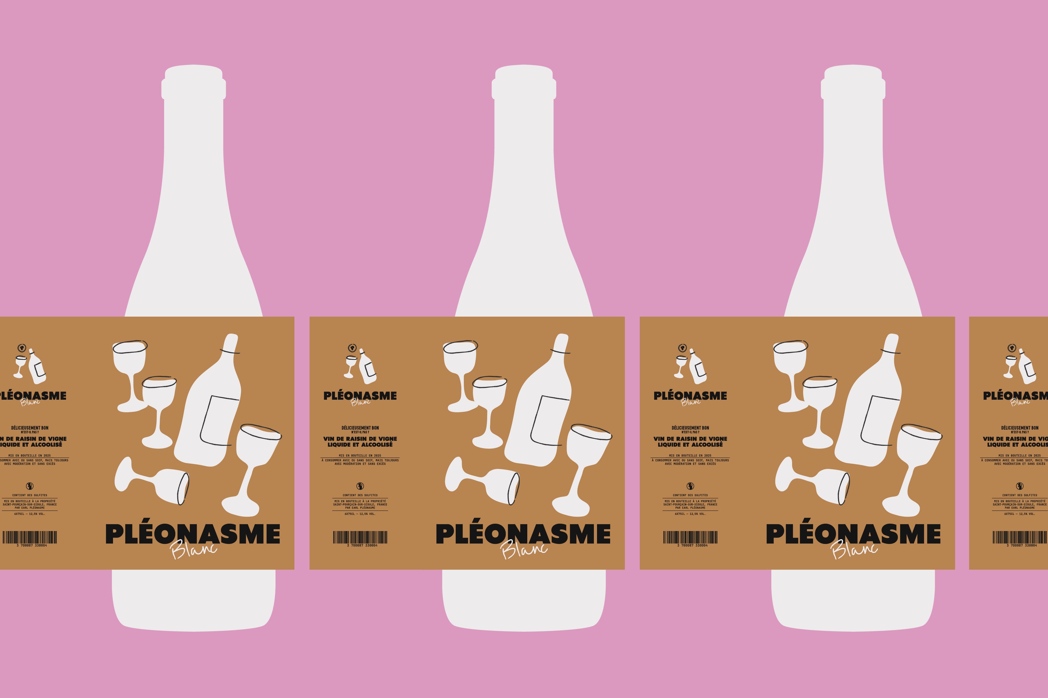 Plenoasme : branding and packaging of a wine brand © Pierre d'Alteroche