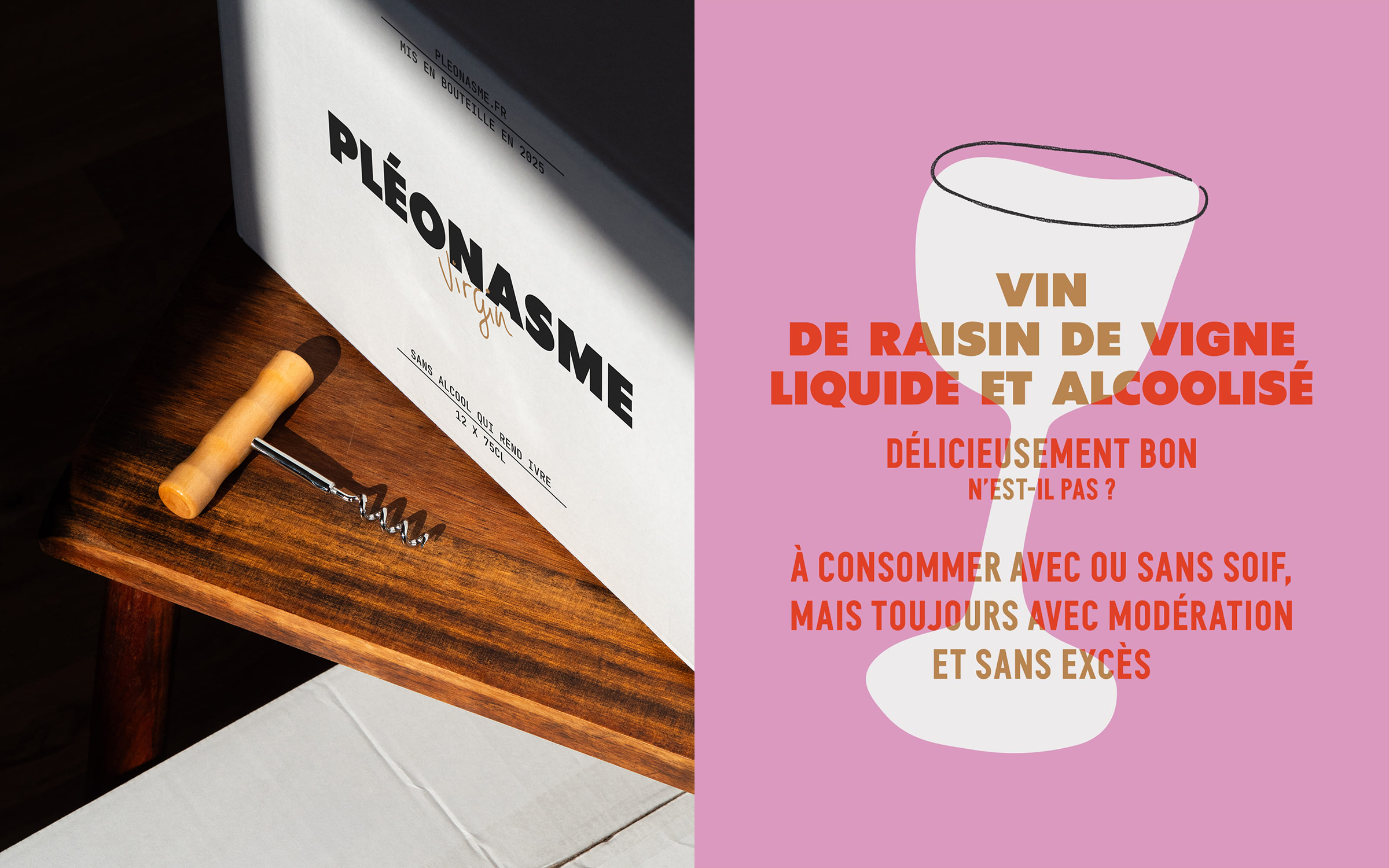 Plenoasme : branding and packaging of a wine brand © Pierre d'Alteroche