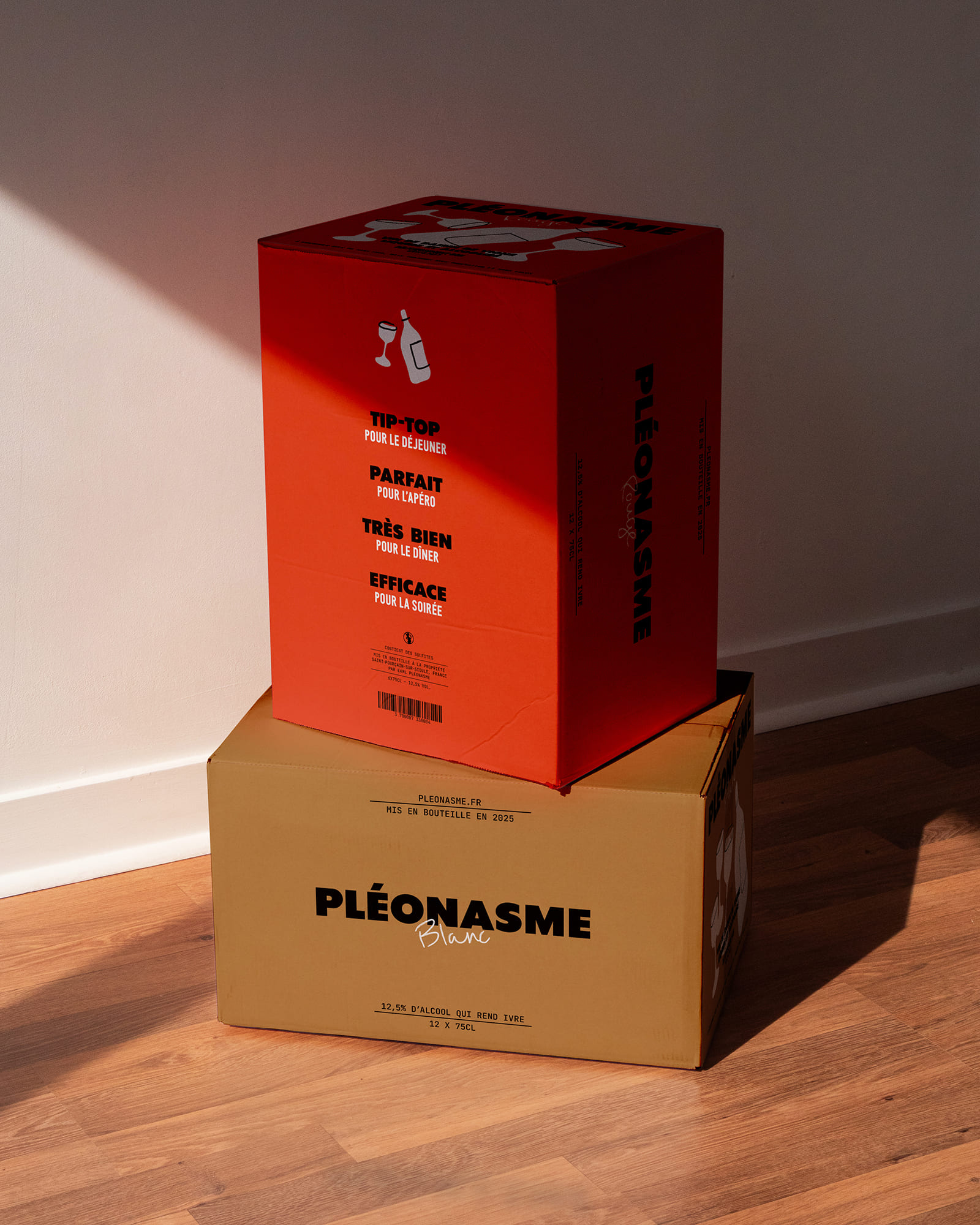 Plenoasme : branding and packaging of a wine brand © Pierre d'Alteroche