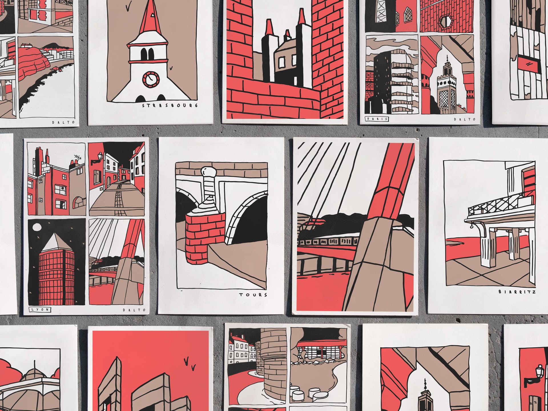 Series of postcards from France © Pierre d'Alteroche