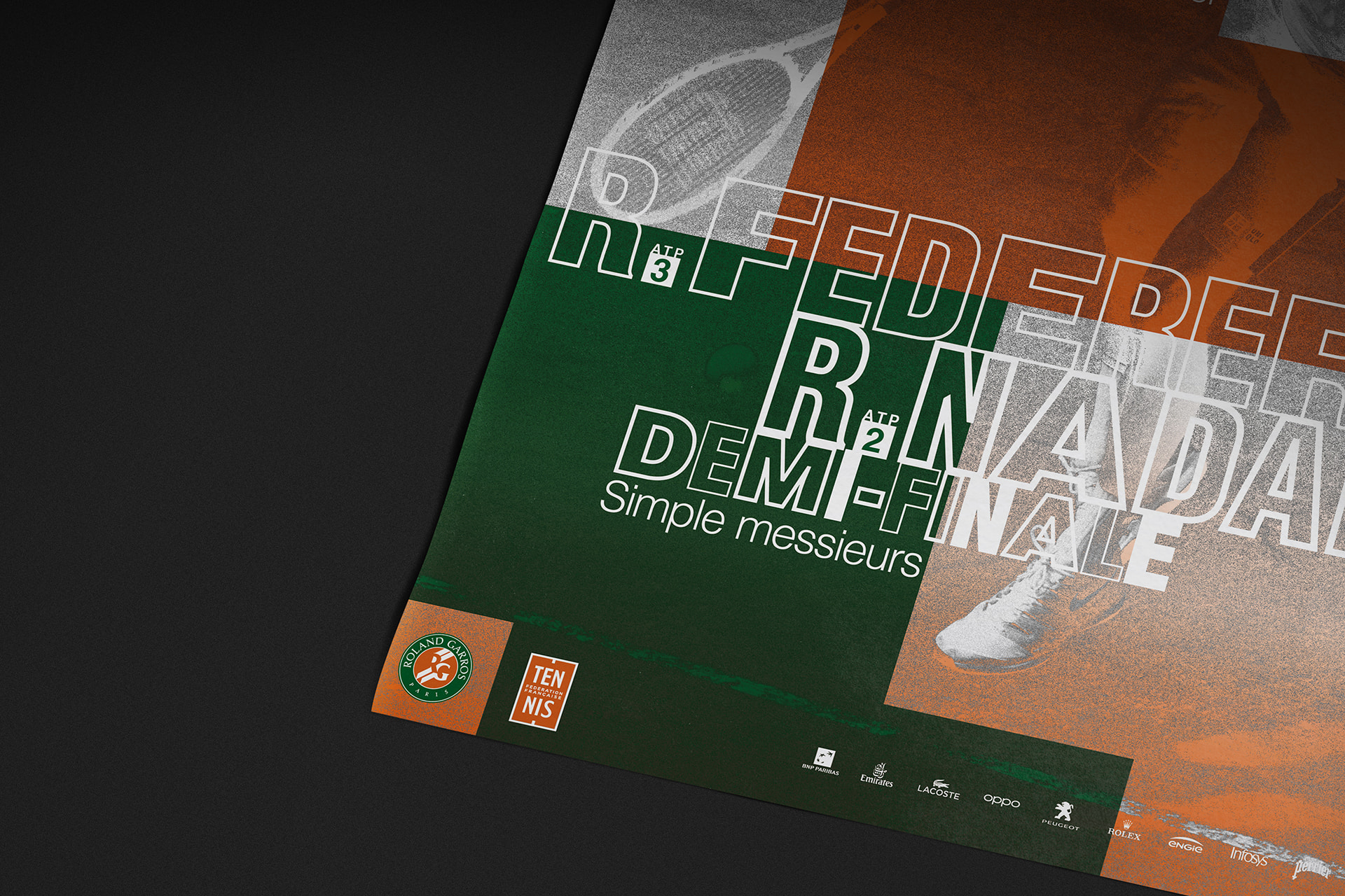 Roland Garros 2019 posters © Pierre d'Alteroche