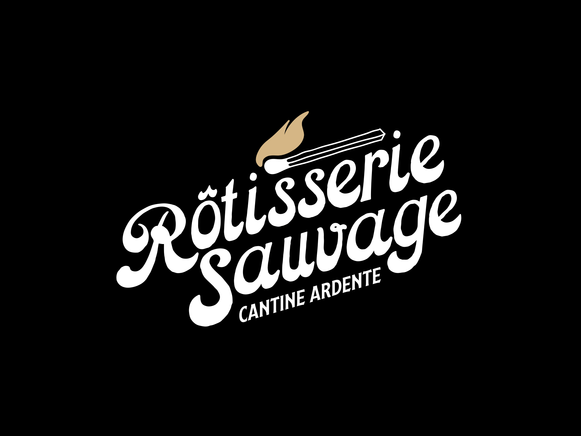 Rôtisserie Sauvage : branding of the parisian restaurant © Pierre d'Alteroche