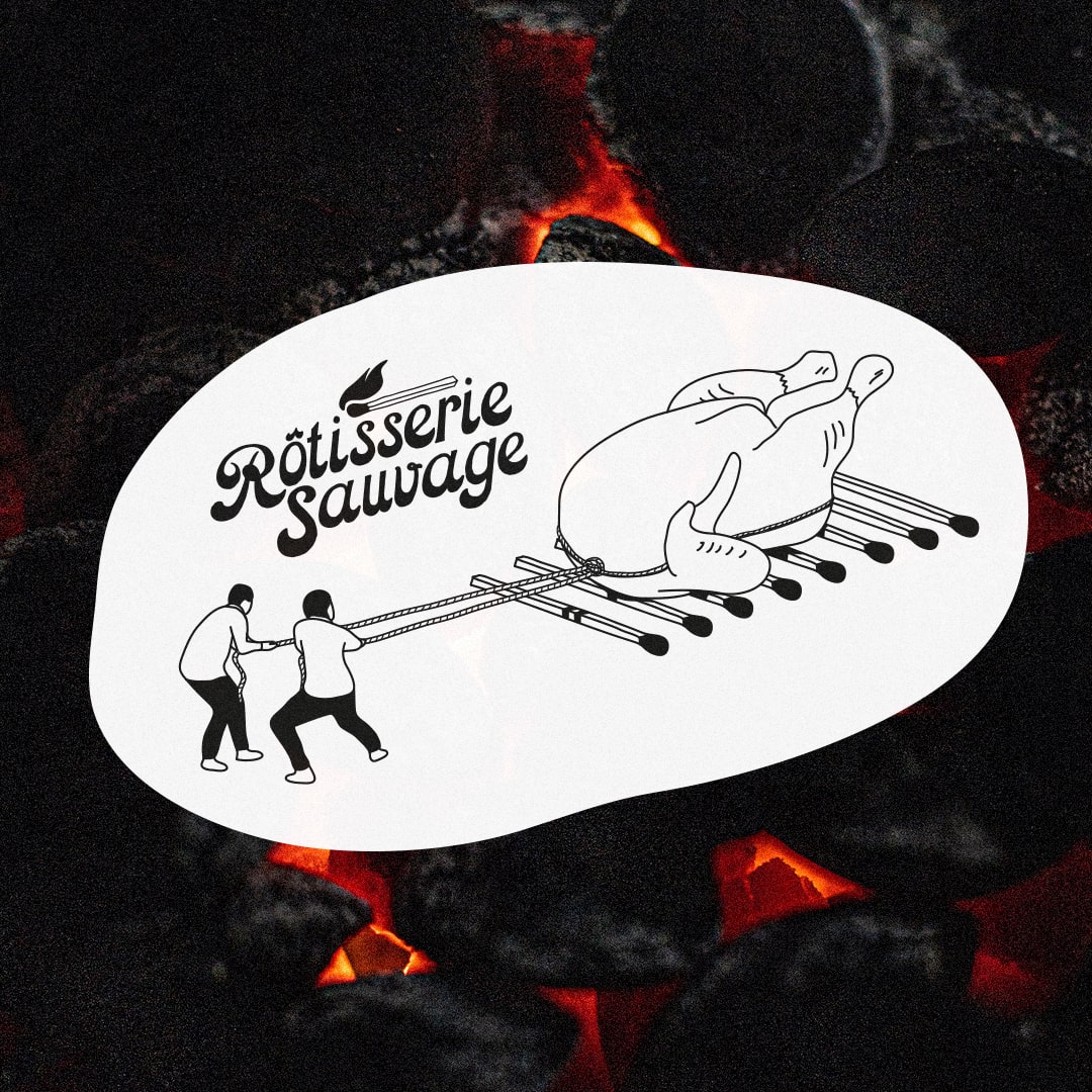 Rôtisserie Sauvage : branding of the parisian restaurant © Pierre d'Alteroche