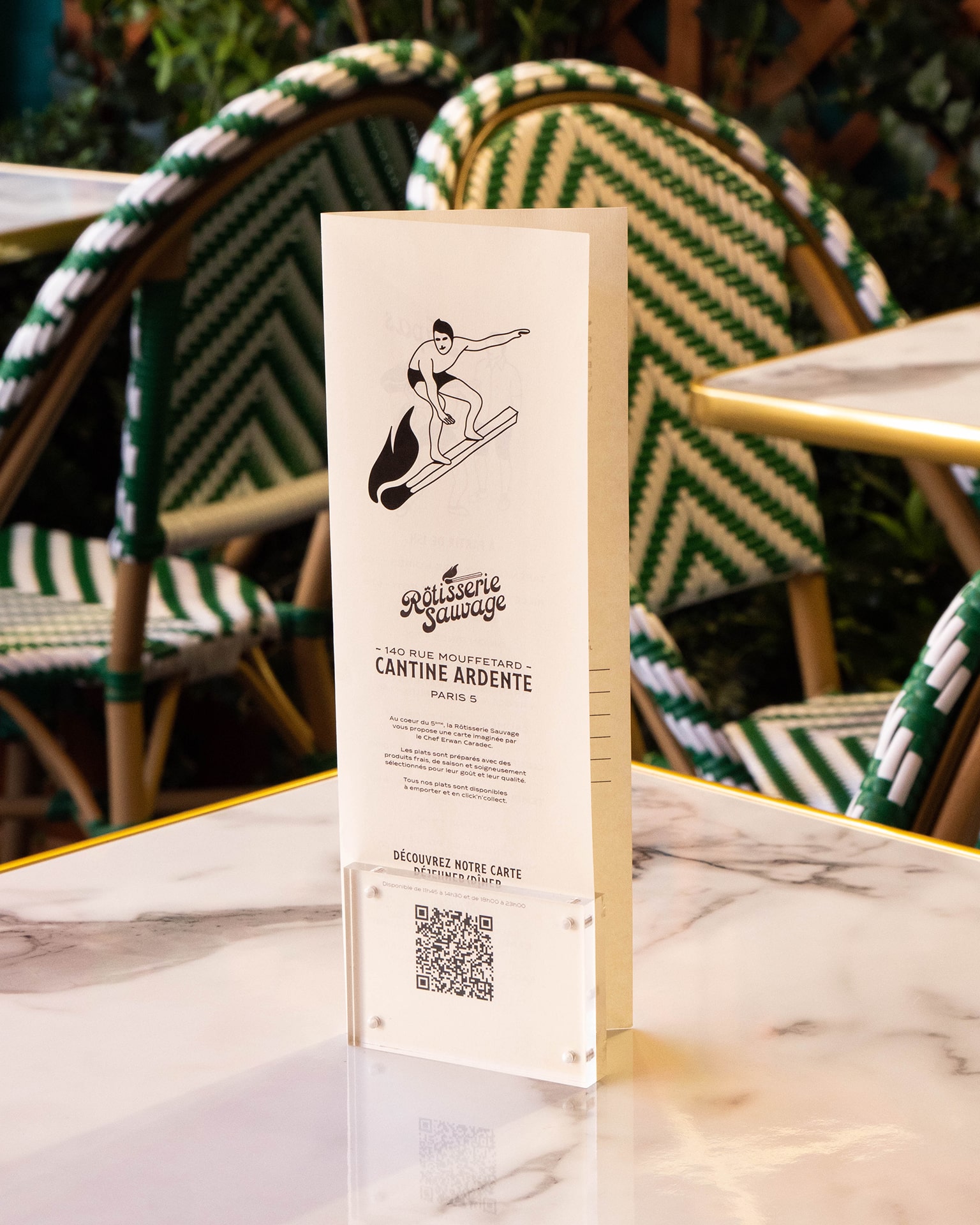 Rôtisserie Sauvage : branding of the parisian restaurant © Pierre d'Alteroche