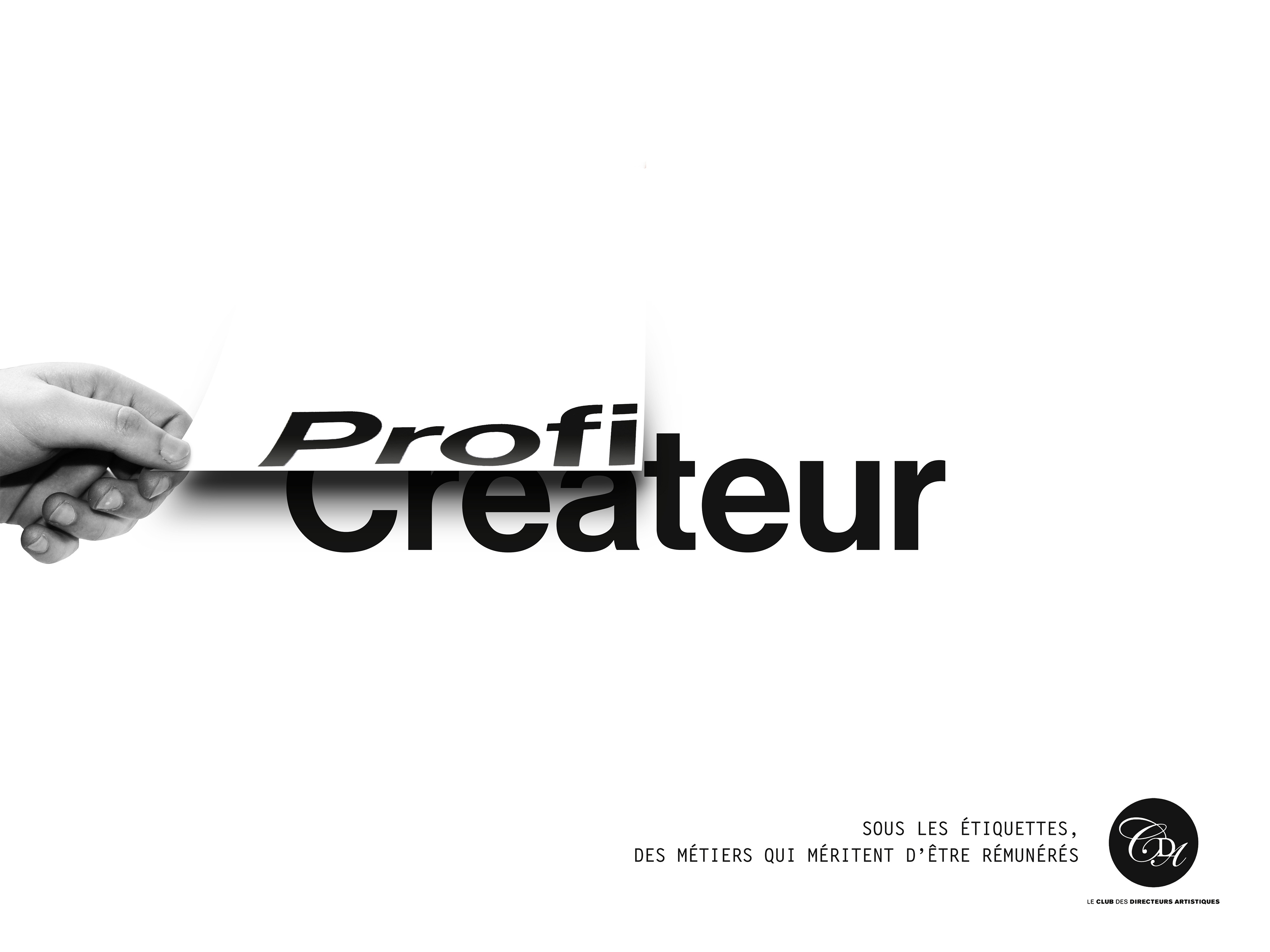 Sous les étiquettes : Club des DA awarded campaign against stereotypes about creative jobs © Pierre d'Alteroche