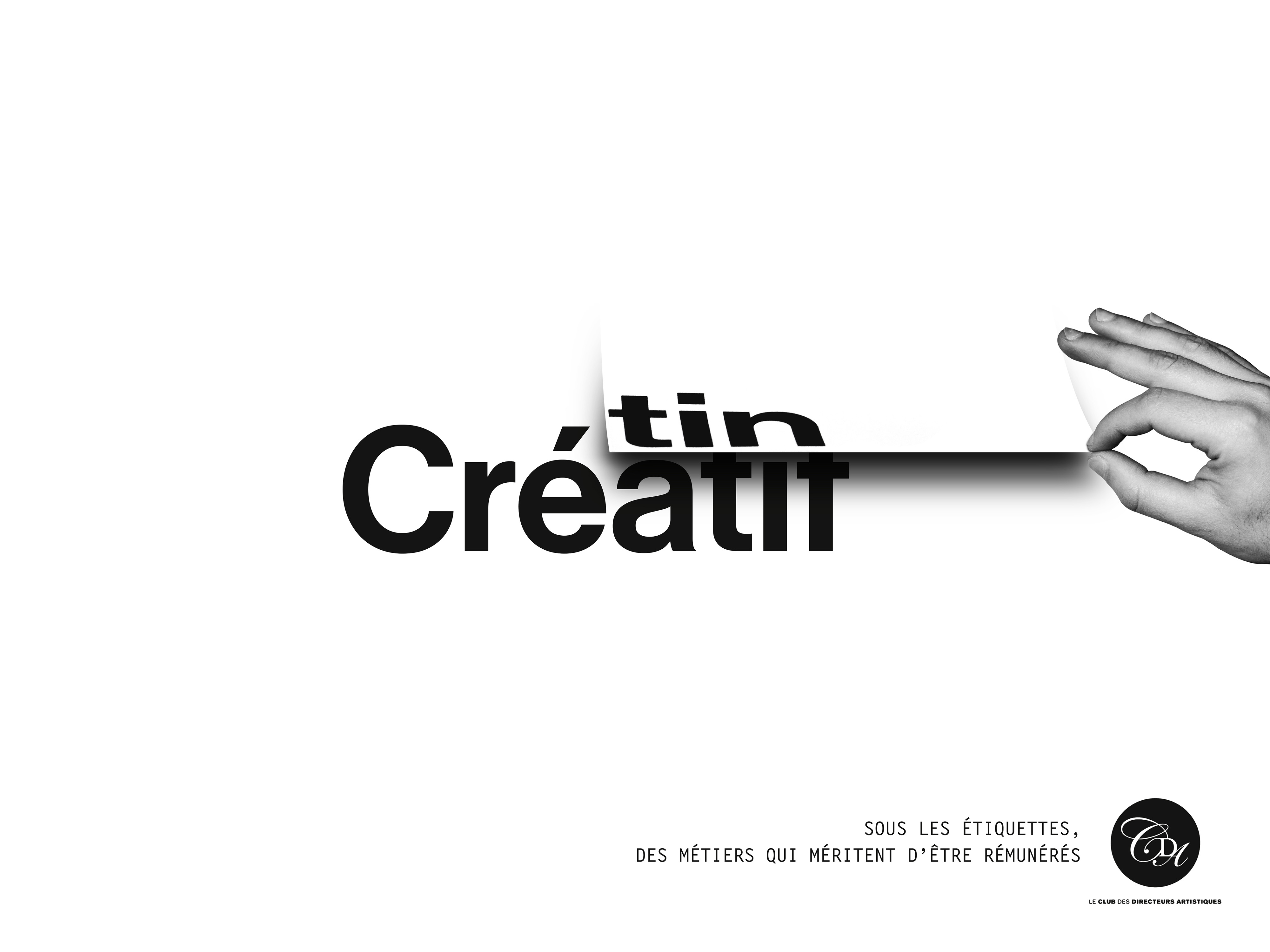 Sous les étiquettes : Club des DA awarded campaign against stereotypes about creative jobs © Pierre d'Alteroche