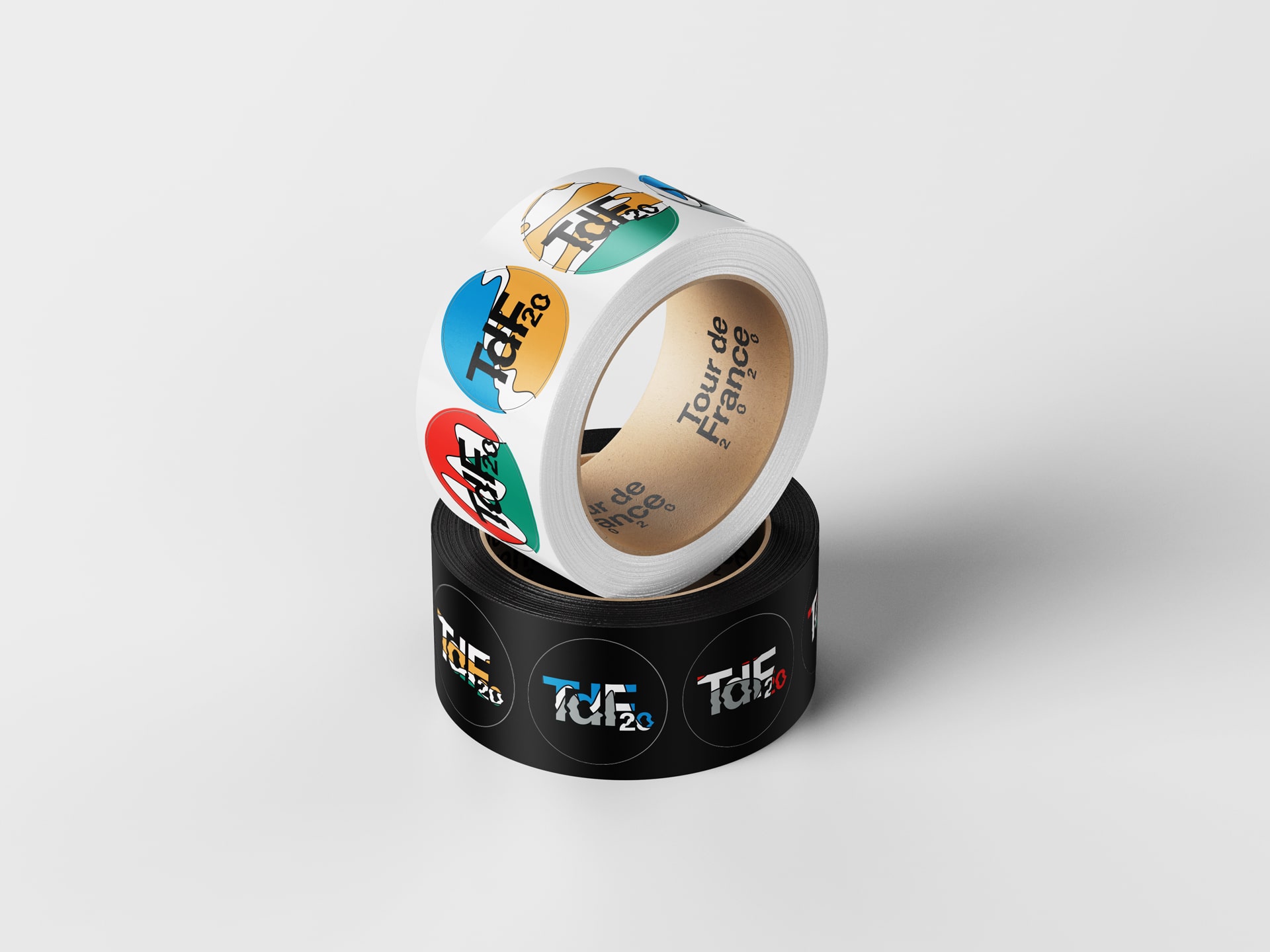 Fictionnal visual identity of the Tour de France 2020  highlighting the richness of the French landscapes © Pierre d'Alteroche