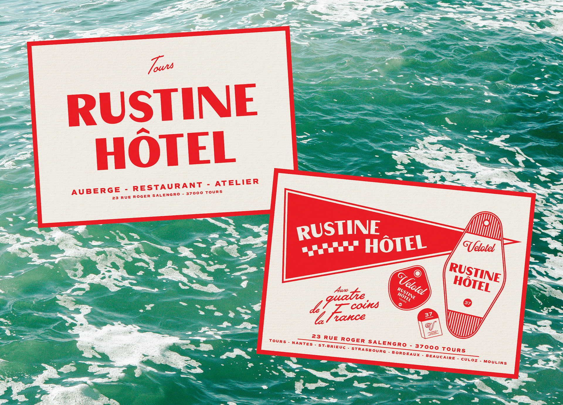 Velotel : branding of an hotel chain for cyclists in France © Pierre d'Alteroche