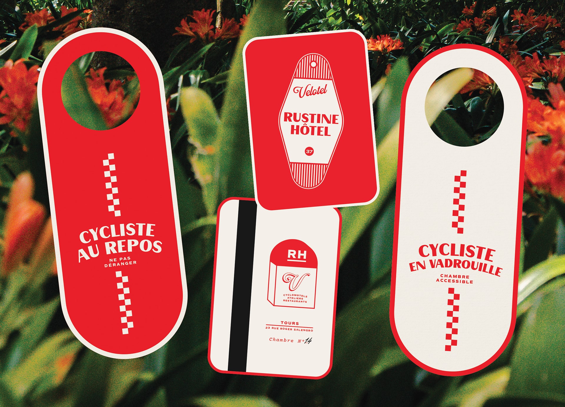 Velotel : branding of an hotel chain for cyclists in France © Pierre d'Alteroche