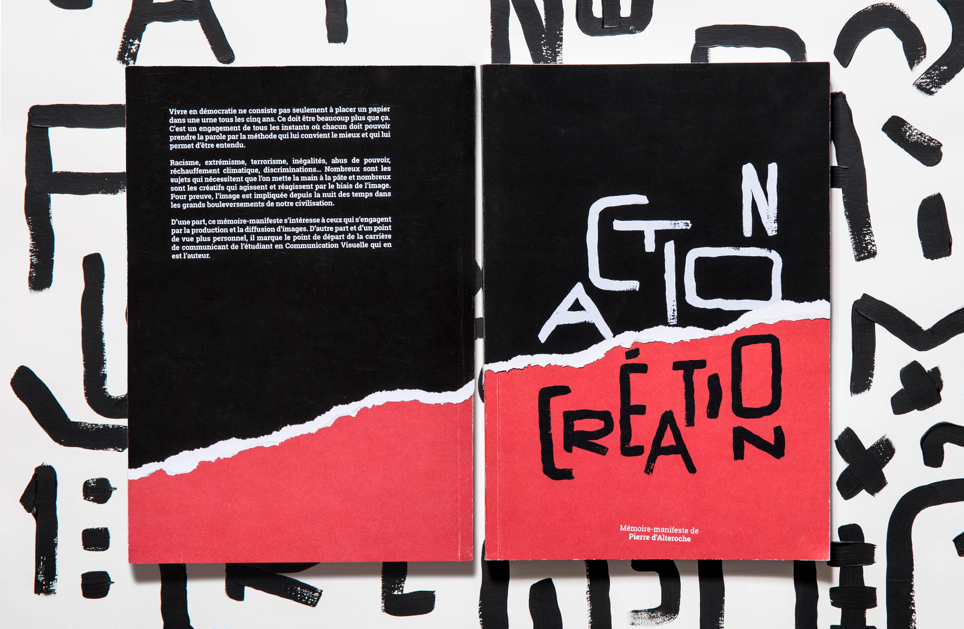Action / création : master thesis about ethics in graphic design © Pierre d'Alteroche