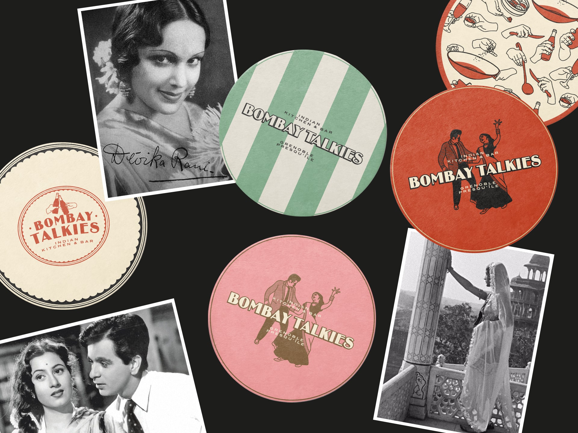 Bombay Talkies : branding of an indian kitchen & bar © Pierre d'Alteroche