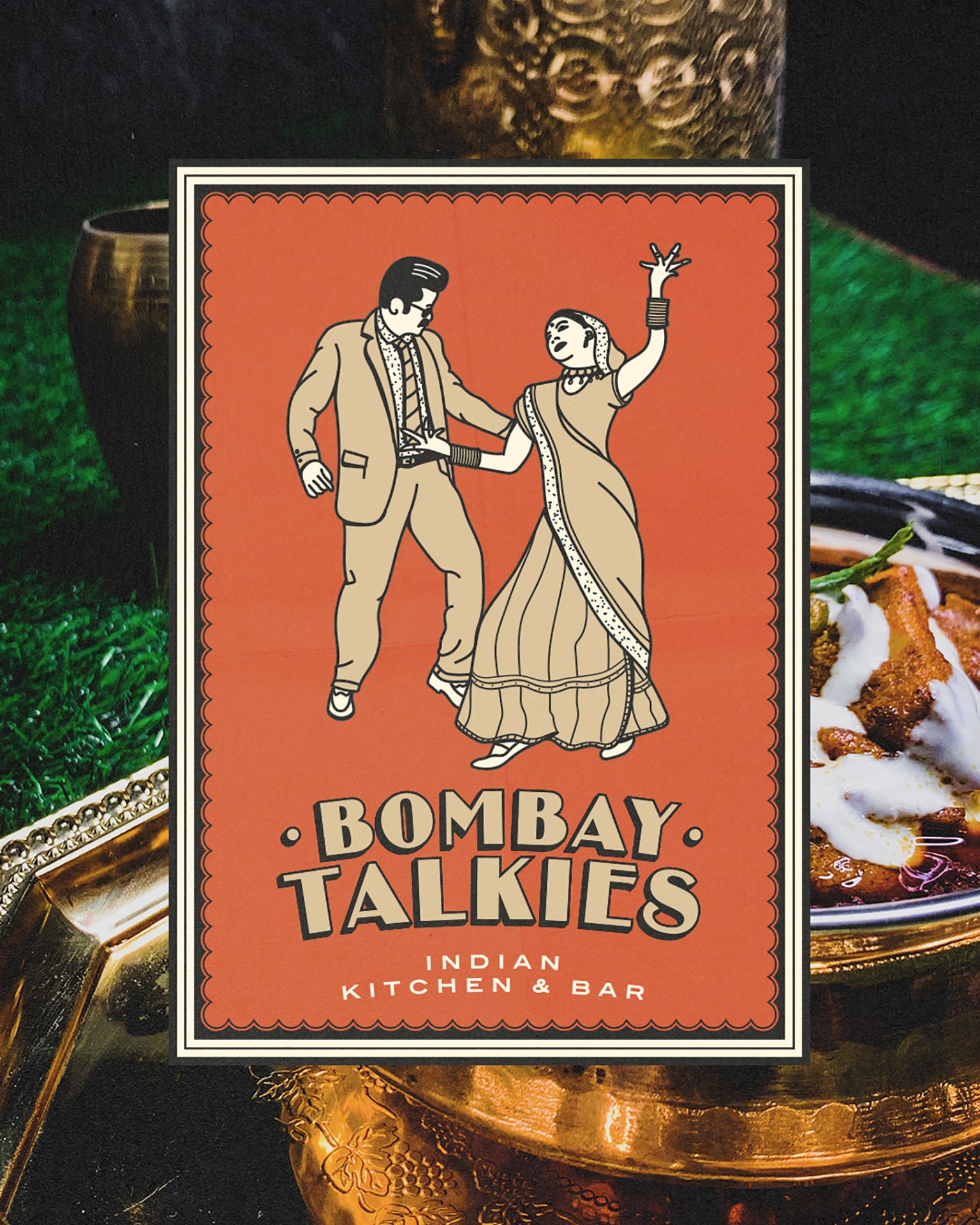 Bombay Talkies : branding of an indian kitchen & bar © Pierre d'Alteroche