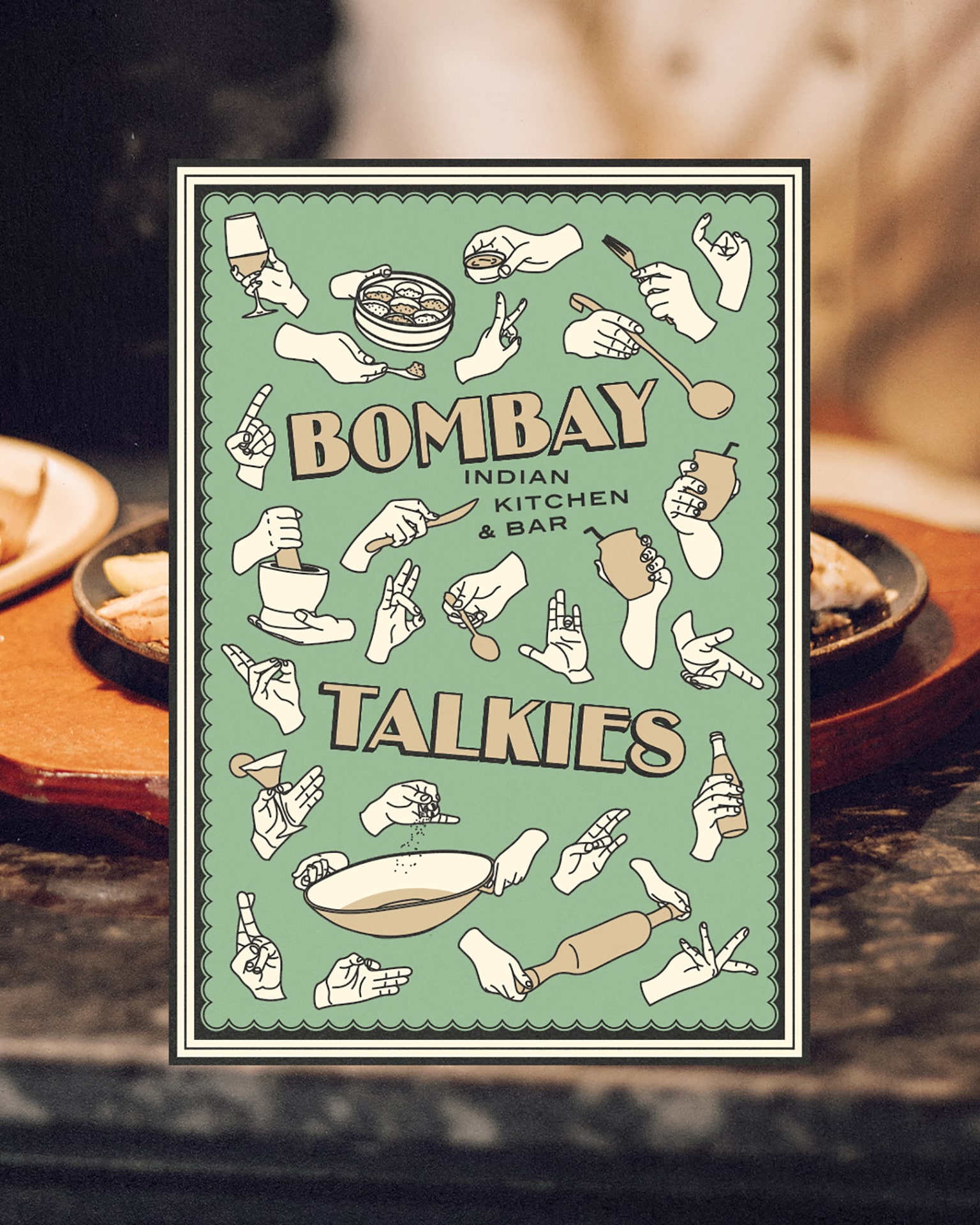Bombay Talkies : branding of an indian kitchen & bar © Pierre d'Alteroche