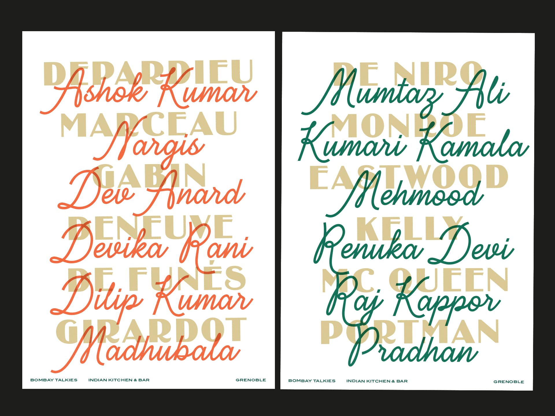 Bombay Talkies : branding of an indian kitchen & bar © Pierre d'Alteroche