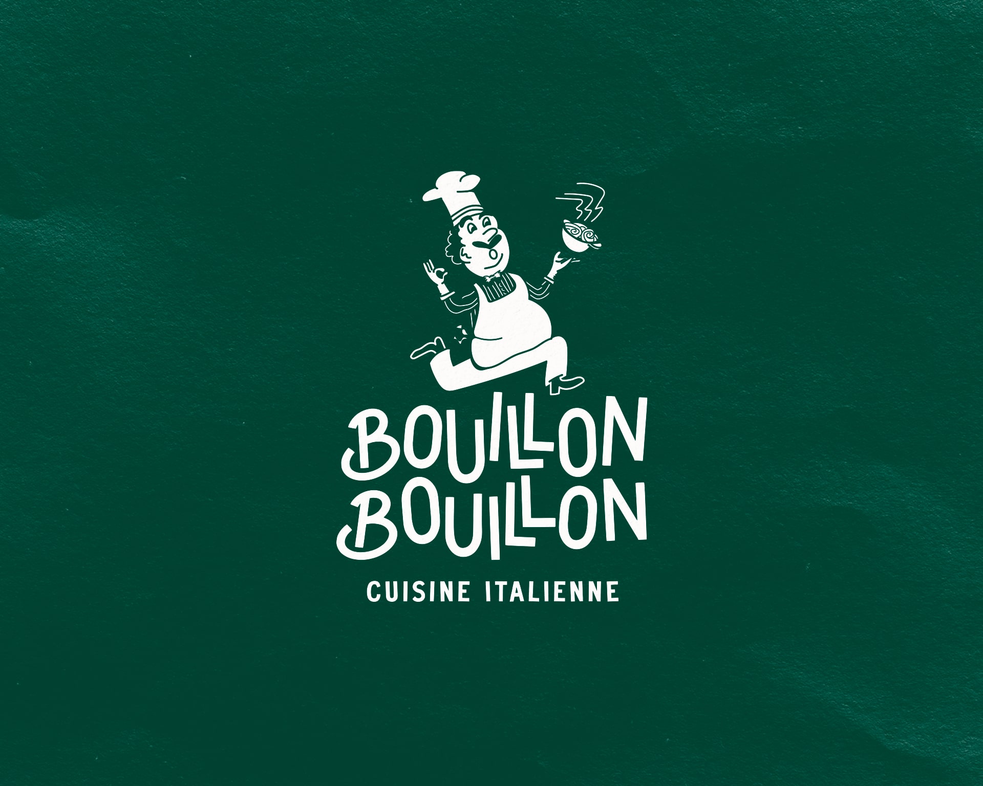 Bouillon Bouillon : branding of an italian bouillon restaurant in paris © Pierre d'Alteroche