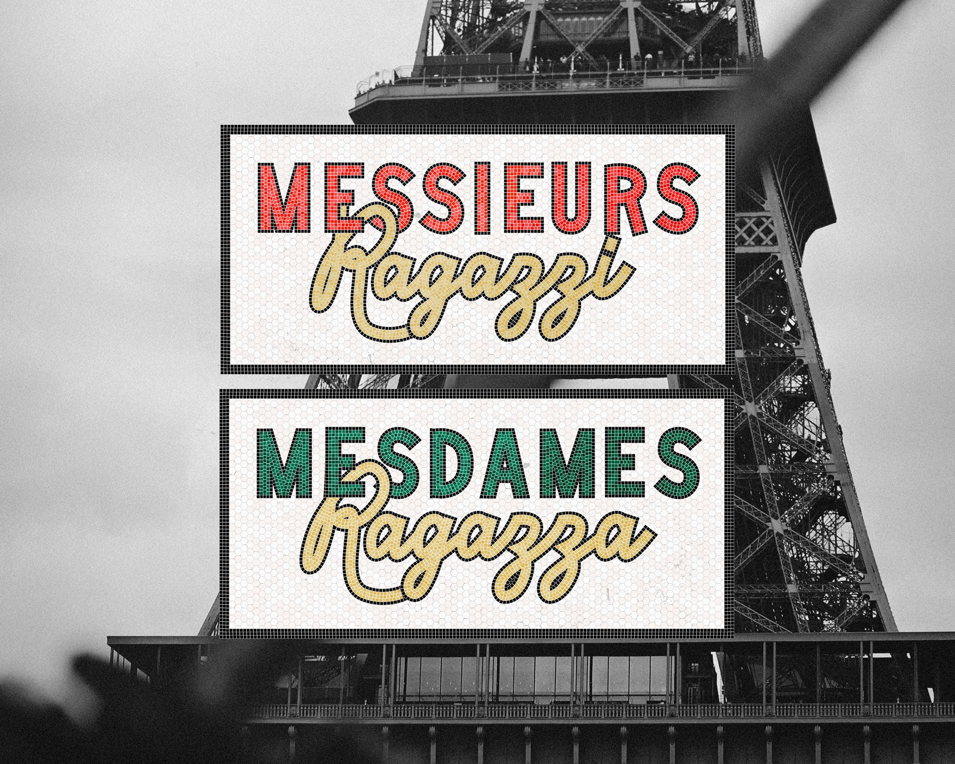 Bouillon Bouillon : branding of an italian bouillon restaurant in paris © Pierre d'Alteroche